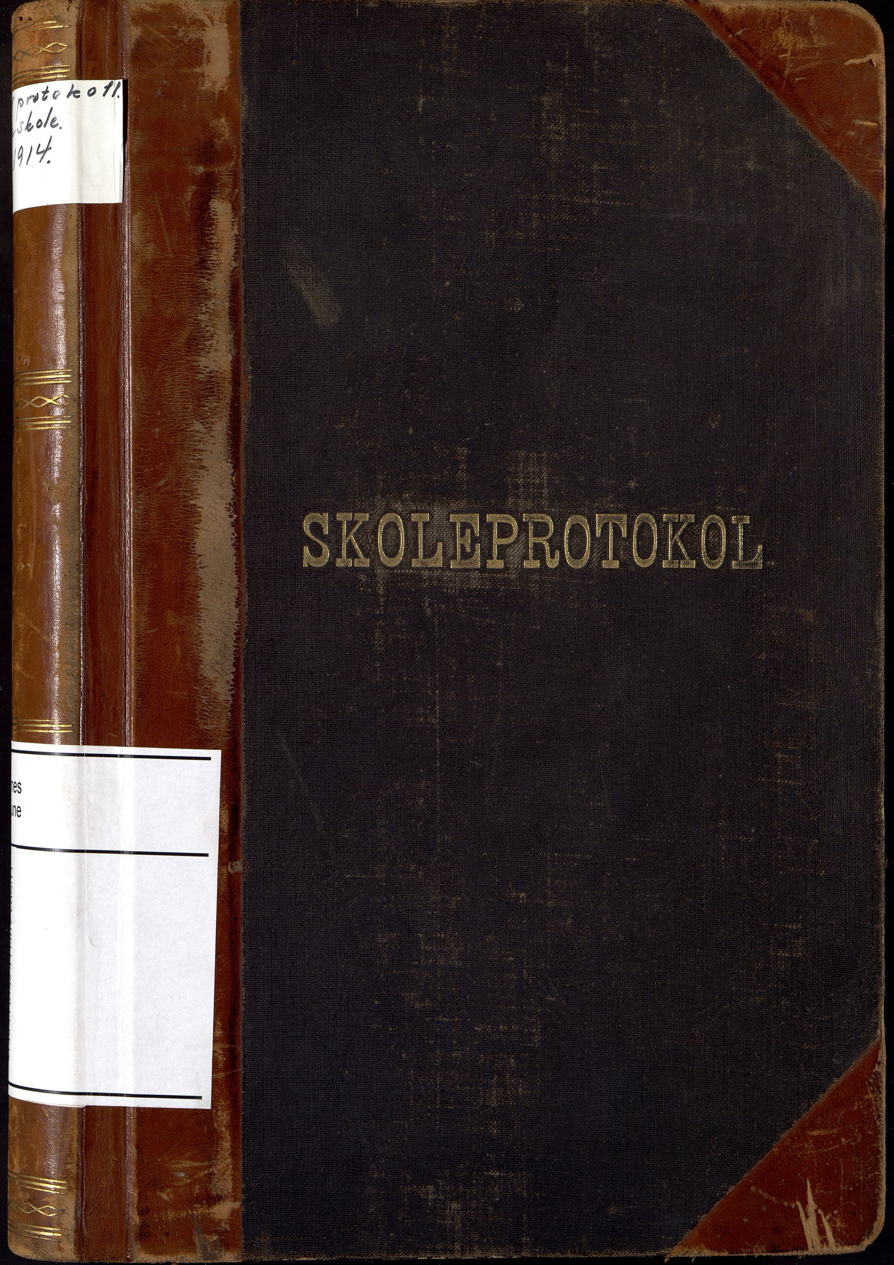 Oddernes kommune - Lund/Lahelle skolekrets, ARKSOR/1001OD556/H/L0004: Skoleprotokoll, 1903-1914