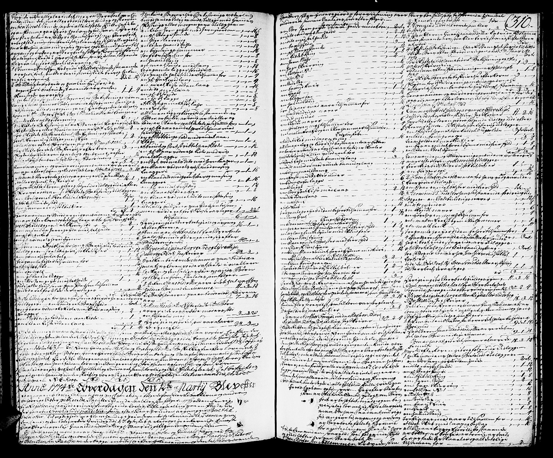 Orkdal sorenskriveri, SAT/A-4169/1/3/3Aa/L0007: Skifteprotokoller, 1767-1782, s. 309b-310a