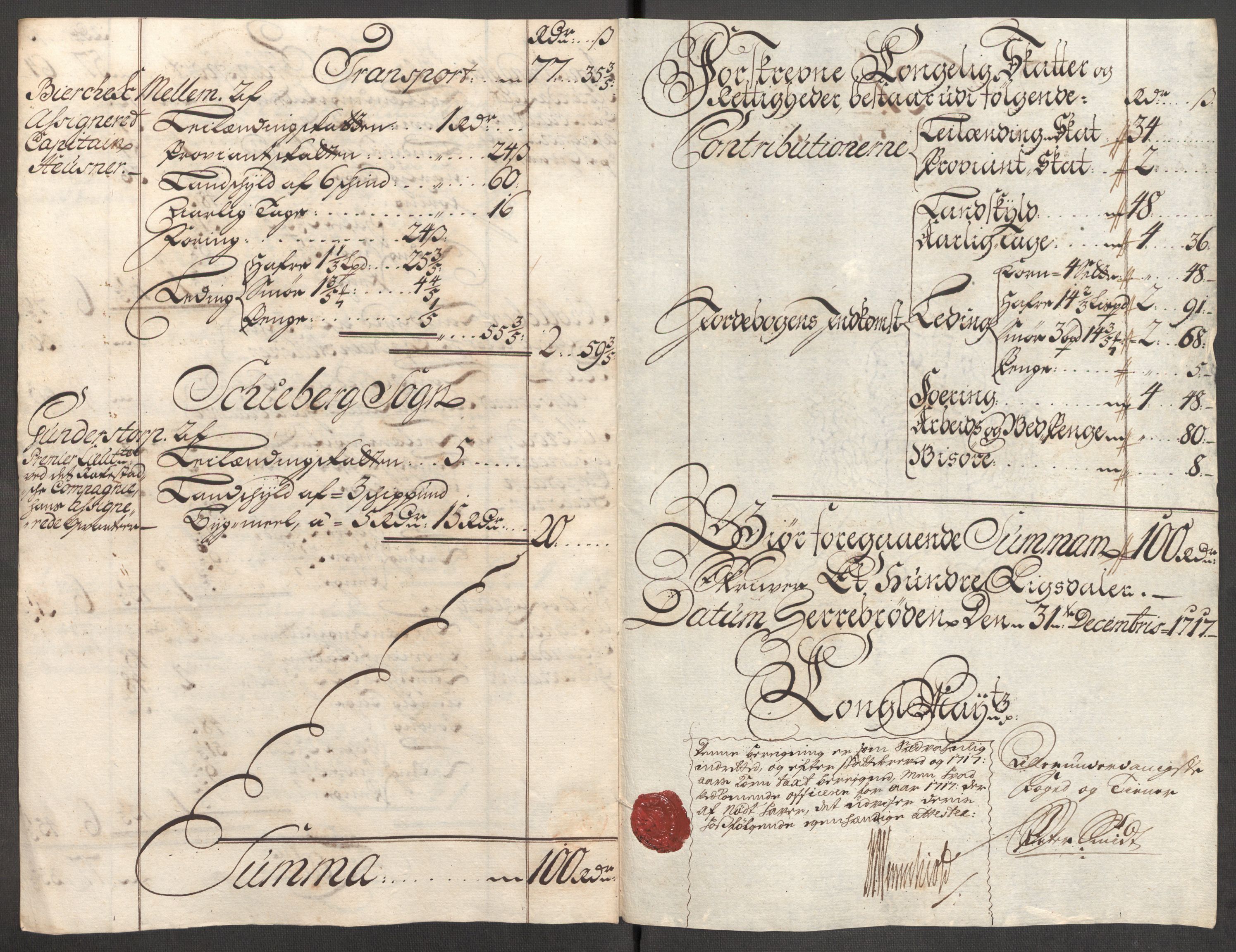 Rentekammeret inntil 1814, Reviderte regnskaper, Fogderegnskap, AV/RA-EA-4092/R01/L0024: Fogderegnskap Idd og Marker, 1717-1718, s. 147