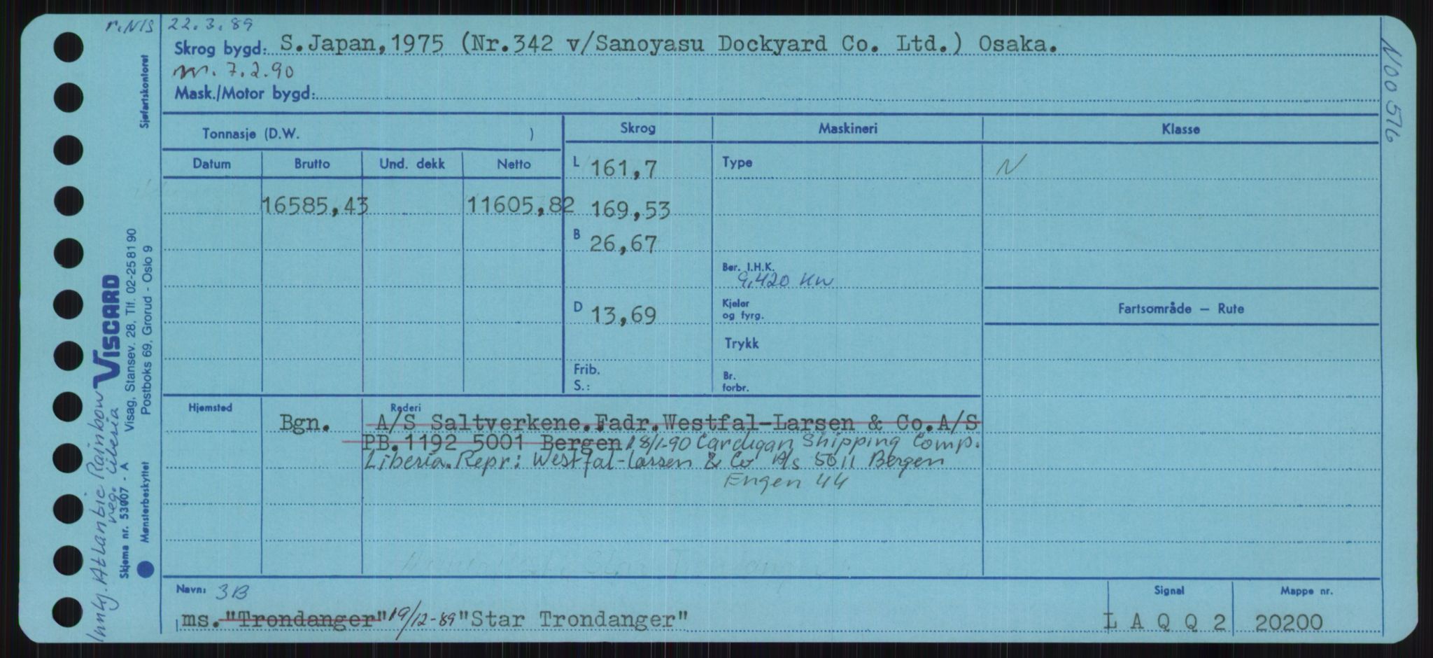 Sjøfartsdirektoratet med forløpere, Skipsmålingen, RA/S-1627/H/Ha/L0005/0002: Fartøy, S-Sven / Fartøy, Skjo-Sven, s. 399