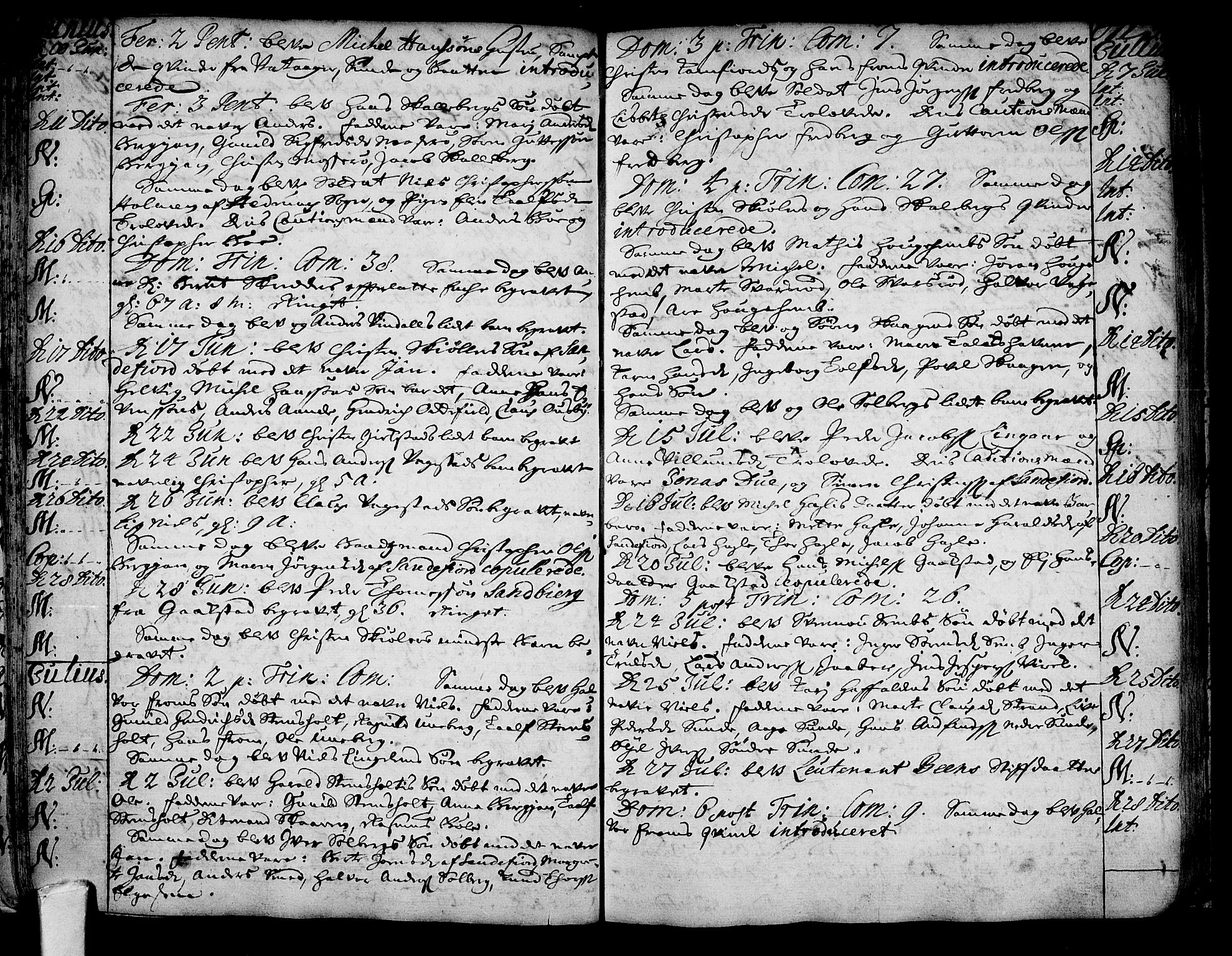 Sandar kirkebøker, AV/SAKO-A-243/F/Fa/L0001: Ministerialbok nr. 1, 1709-1733