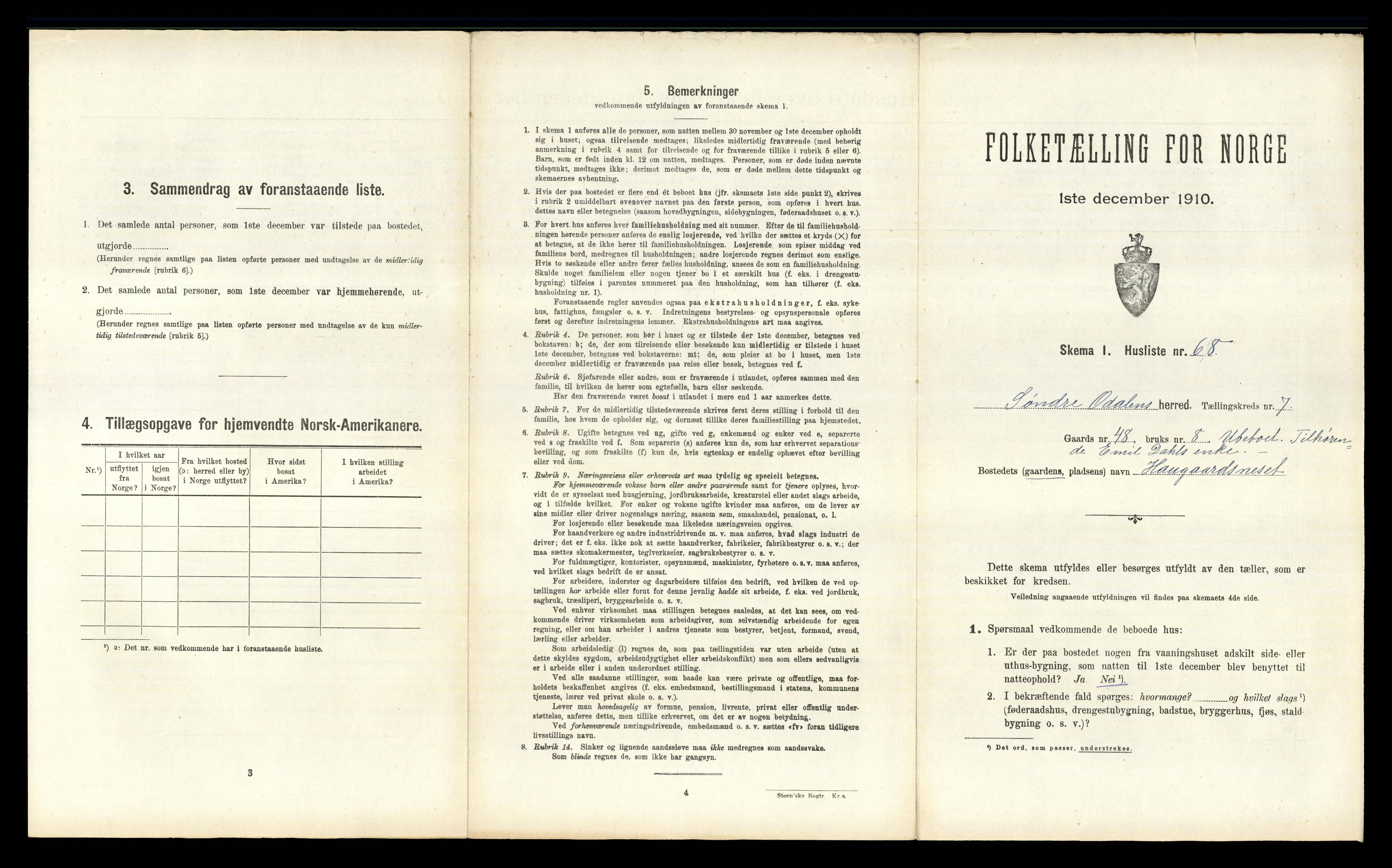 RA, Folketelling 1910 for 0419 Sør-Odal herred, 1910, s. 1294