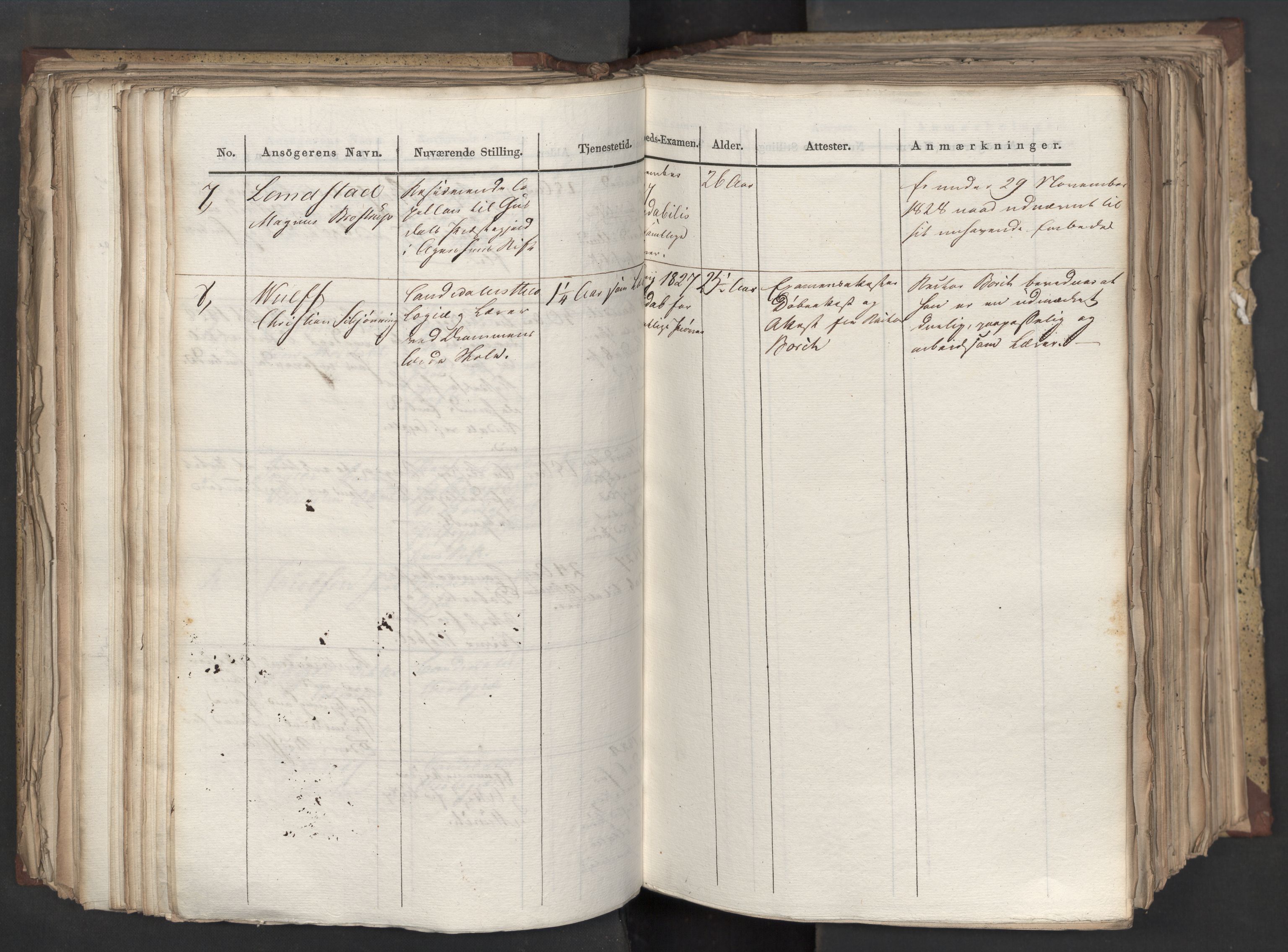 Statsrådsavdelingen i Stockholm, AV/RA-S-1003/D/Da/L0058: Regjeringsinnstillinger nr. 808-1073, 1829, s. 253