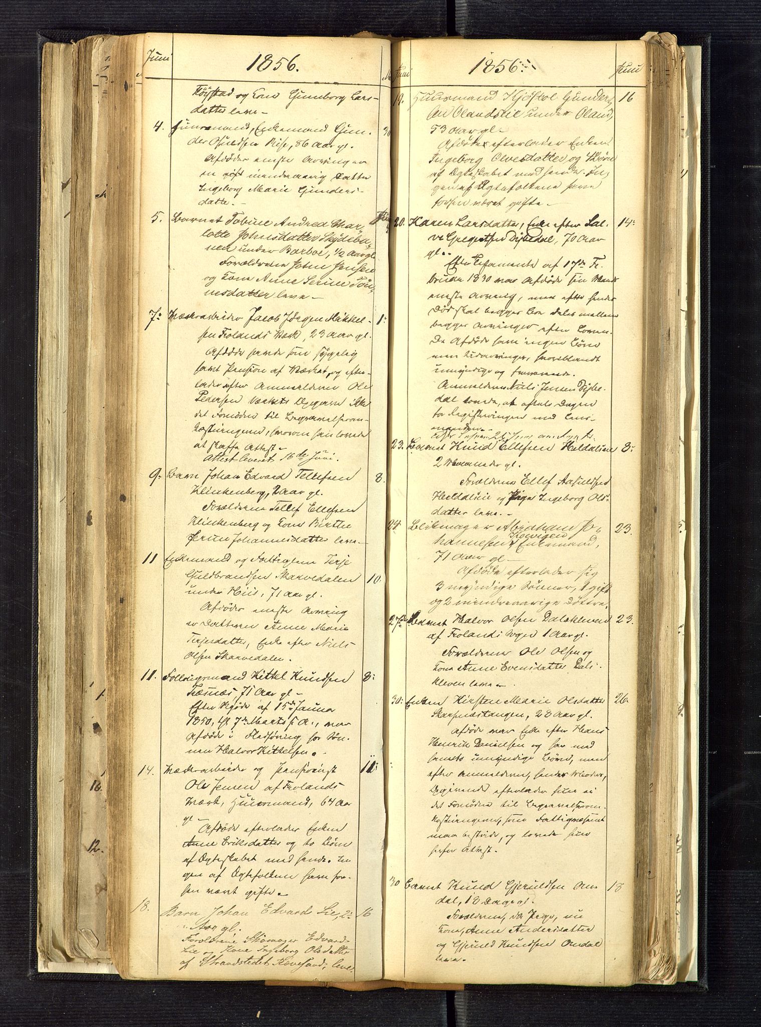 Nedenes sorenskriveri, AV/SAK-1221-0006/H/Ha/L0001: Dødsfallsfortegnelse nr 1, 1840-1863