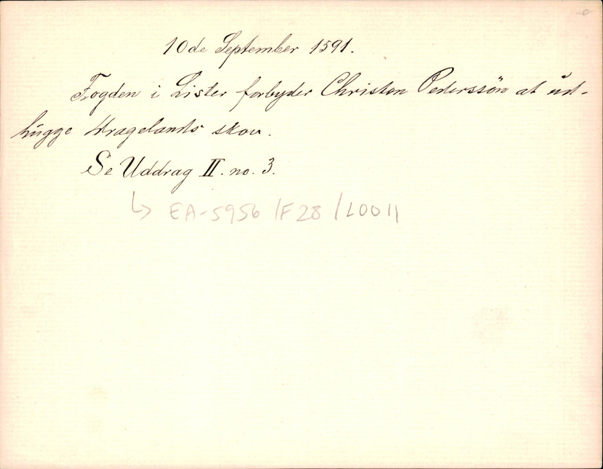 Riksarkivets diplomsamling, AV/RA-EA-5965/F35/F35d/L0001: Innlånte diplomer, seddelregister, 1316-1591, s. 731