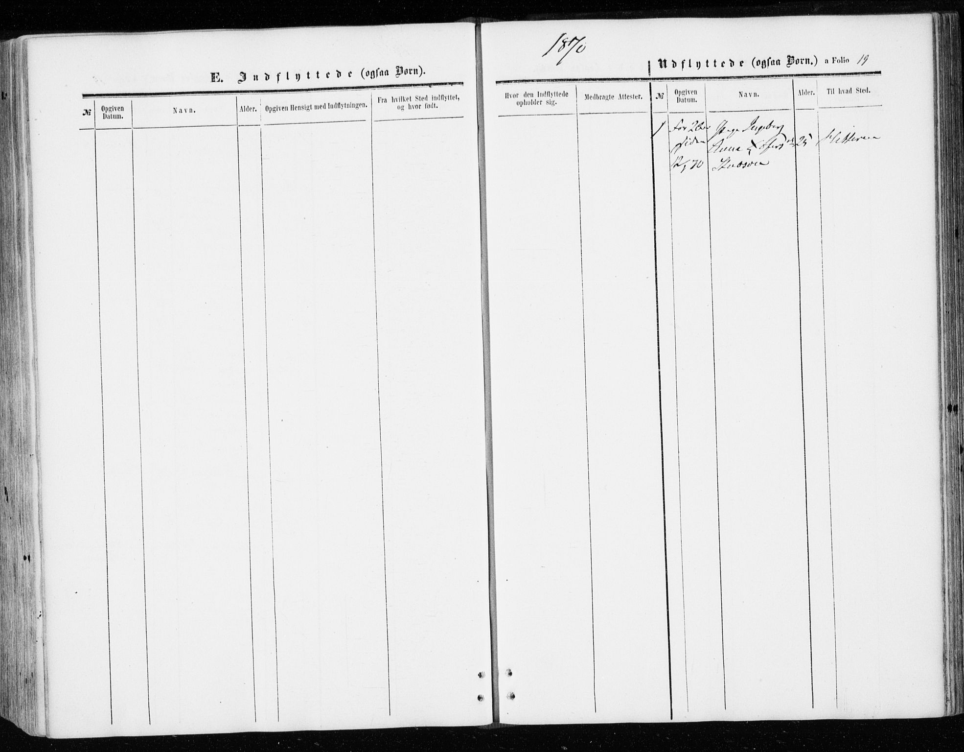 Ministerialprotokoller, klokkerbøker og fødselsregistre - Sør-Trøndelag, SAT/A-1456/646/L0612: Ministerialbok nr. 646A10, 1858-1869, s. 19