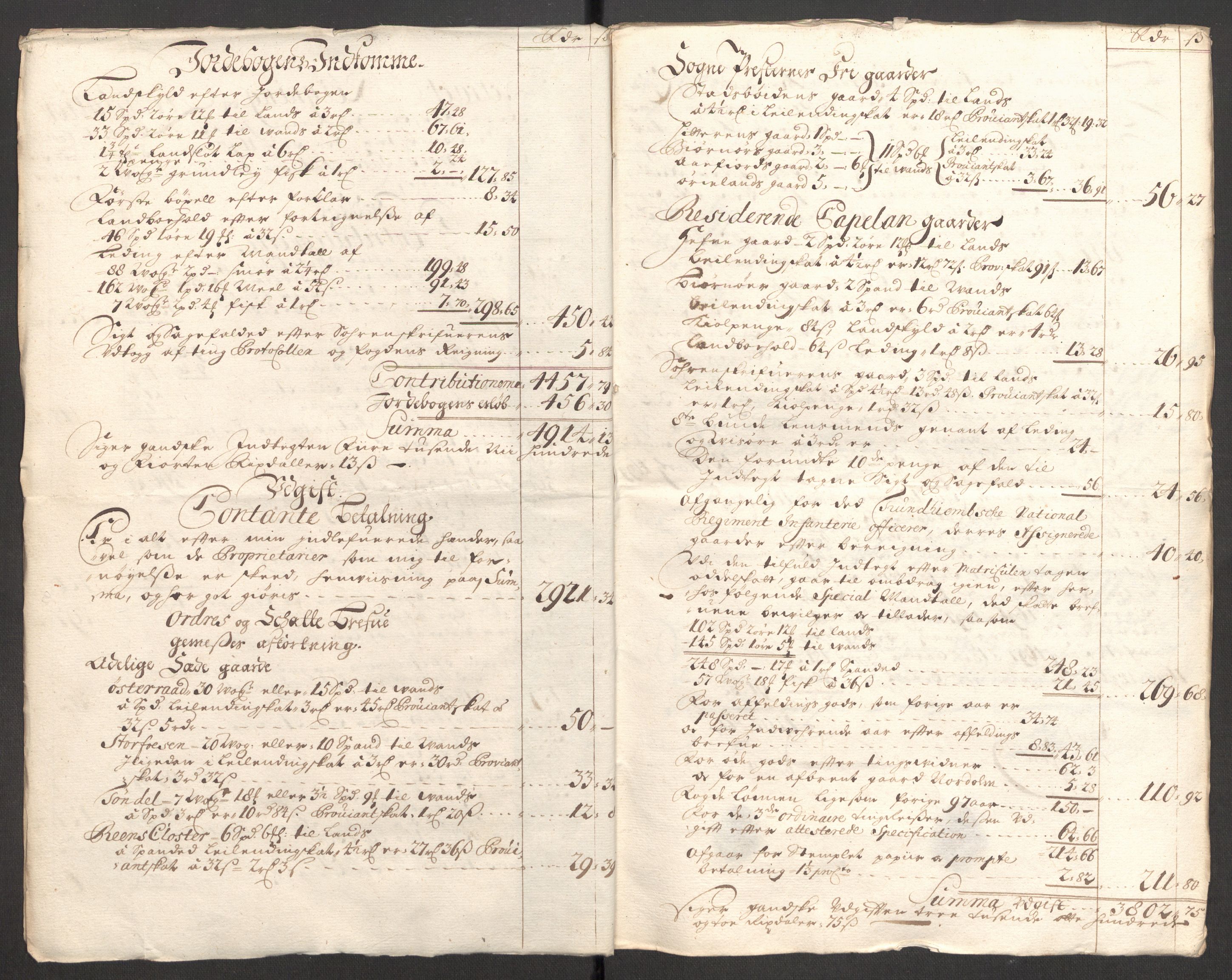 Rentekammeret inntil 1814, Reviderte regnskaper, Fogderegnskap, RA/EA-4092/R57/L3853: Fogderegnskap Fosen, 1698-1699, s. 14