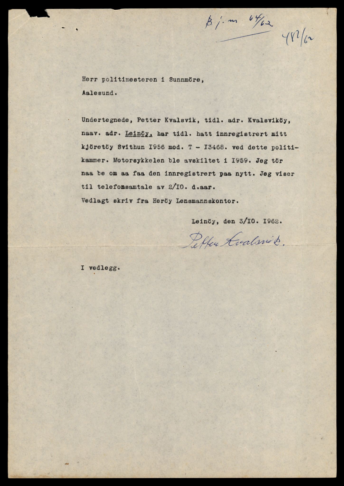 Møre og Romsdal vegkontor - Ålesund trafikkstasjon, AV/SAT-A-4099/F/Fe/L0039: Registreringskort for kjøretøy T 13361 - T 13530, 1927-1998, s. 1869