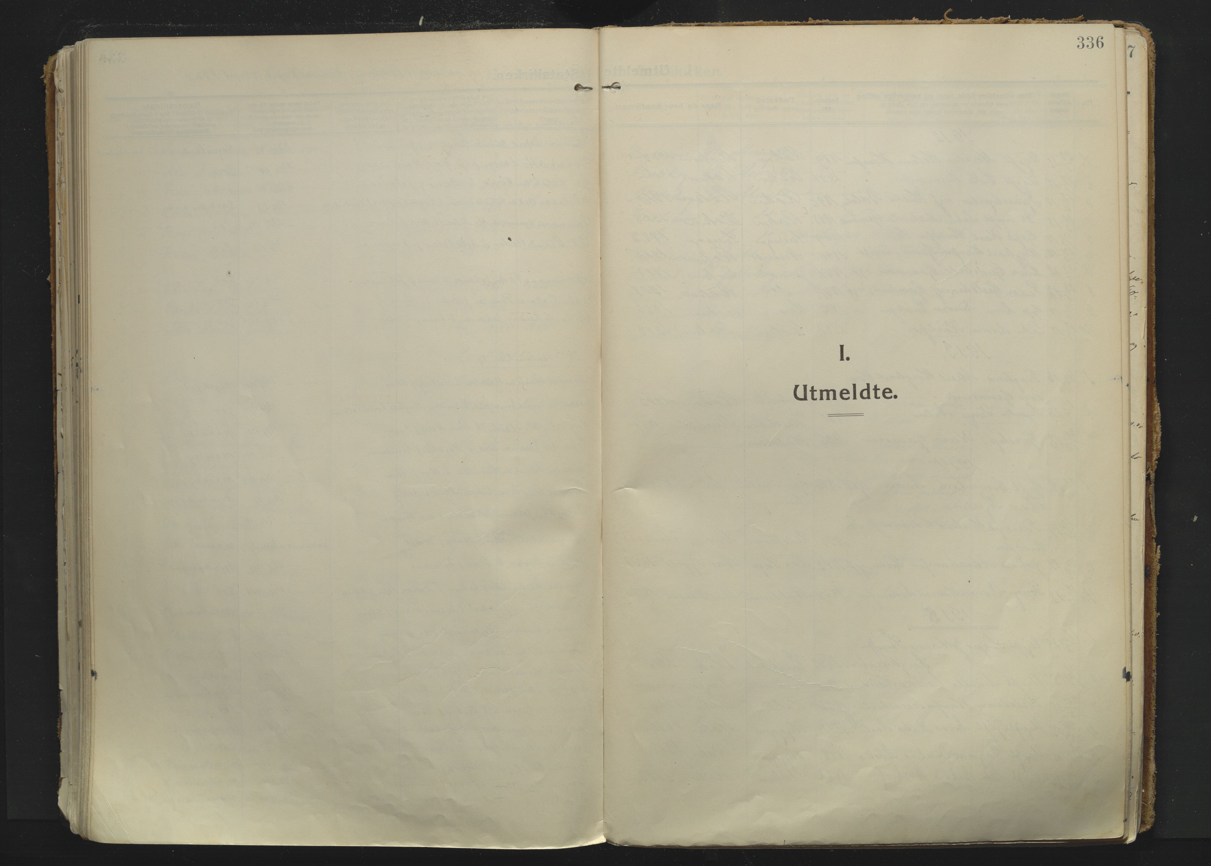 Røyken kirkebøker, AV/SAKO-A-241/F/Fa/L0010: Ministerialbok nr. 10, 1912-1927, s. 336