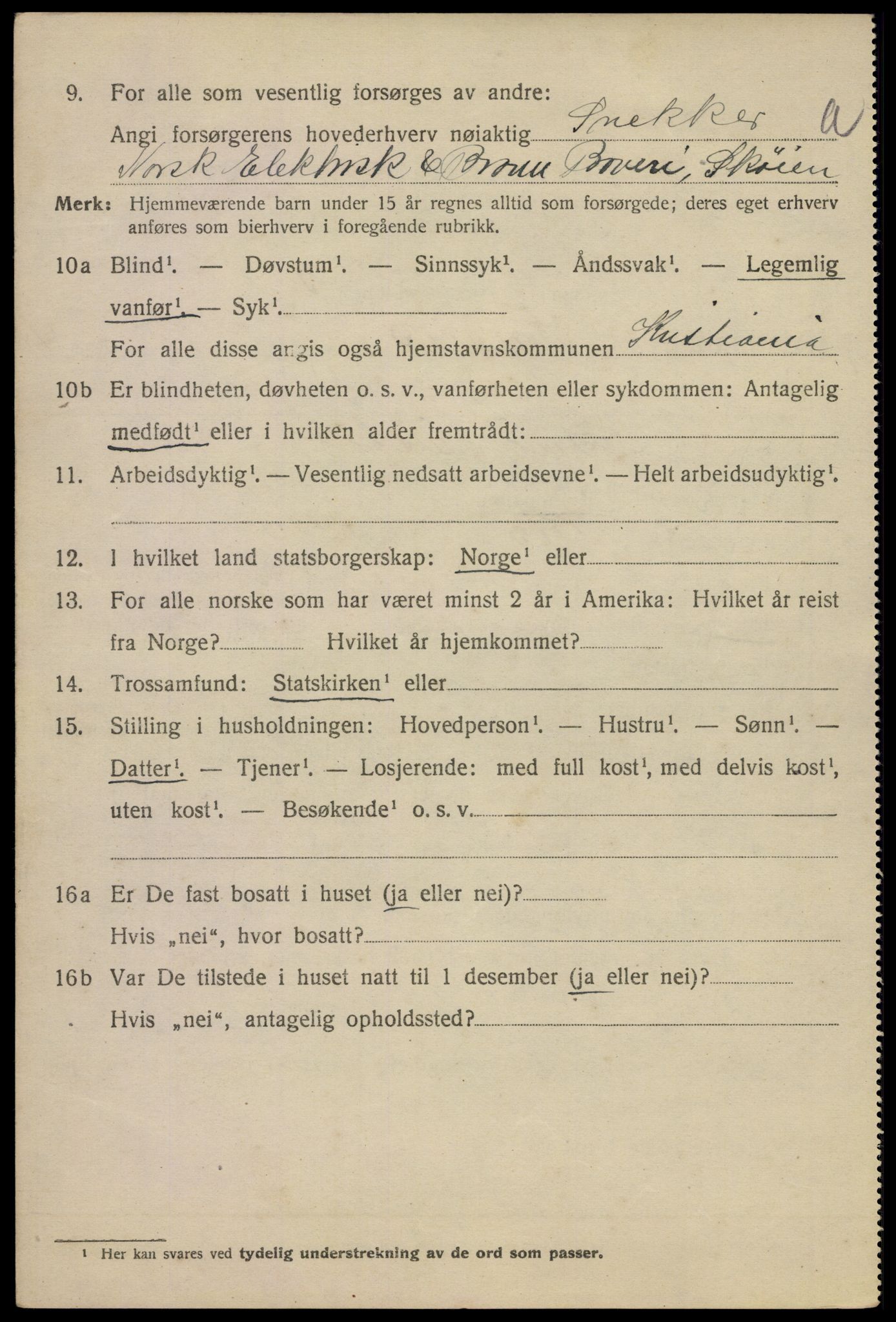 SAO, Folketelling 1920 for 0301 Kristiania kjøpstad, 1920, s. 332096