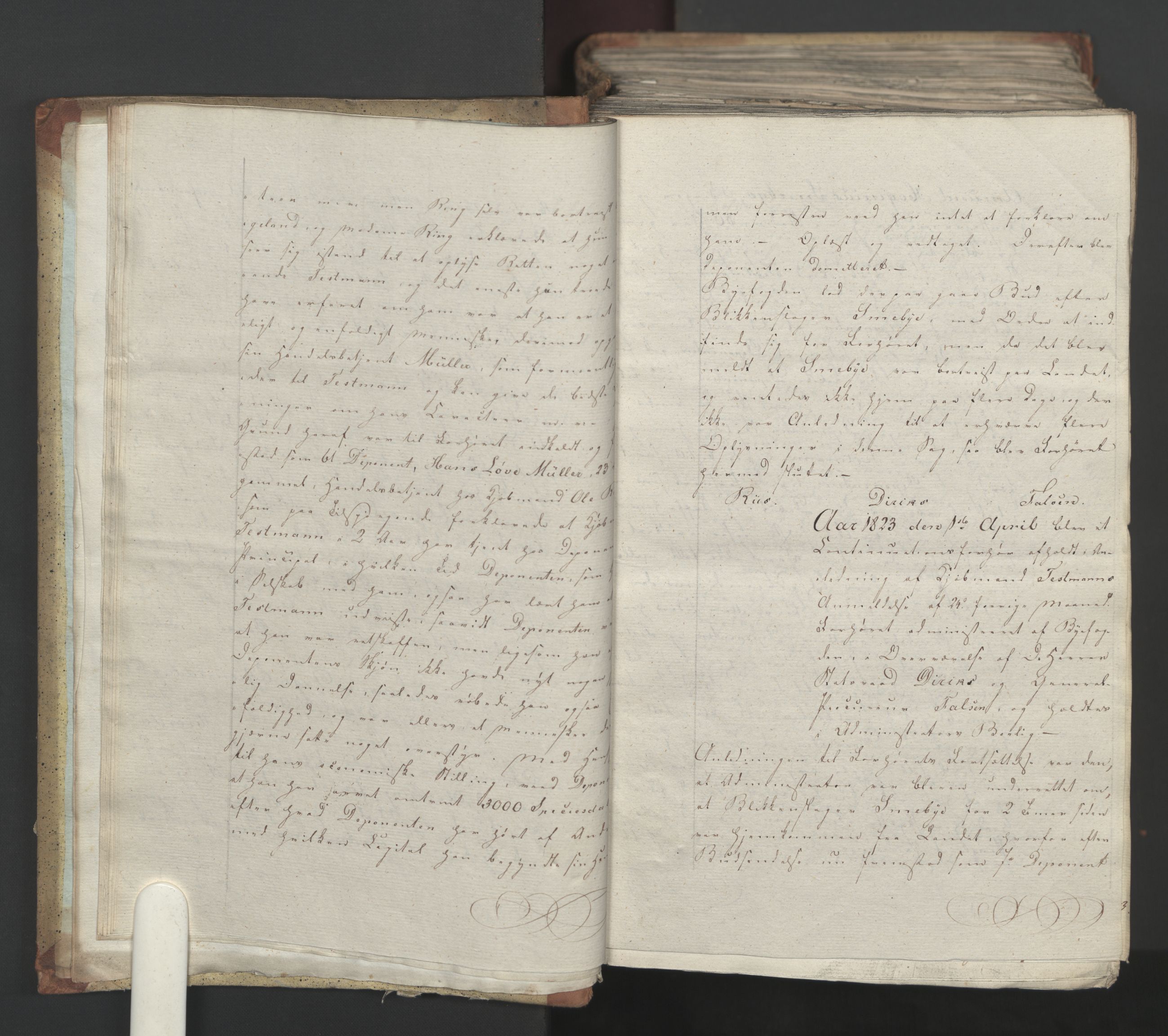 Statsrådsavdelingen i Stockholm, AV/RA-S-1003/D/Da/L0034: Regjeringsinnstillinger nr. 275-540, 1823, s. 19