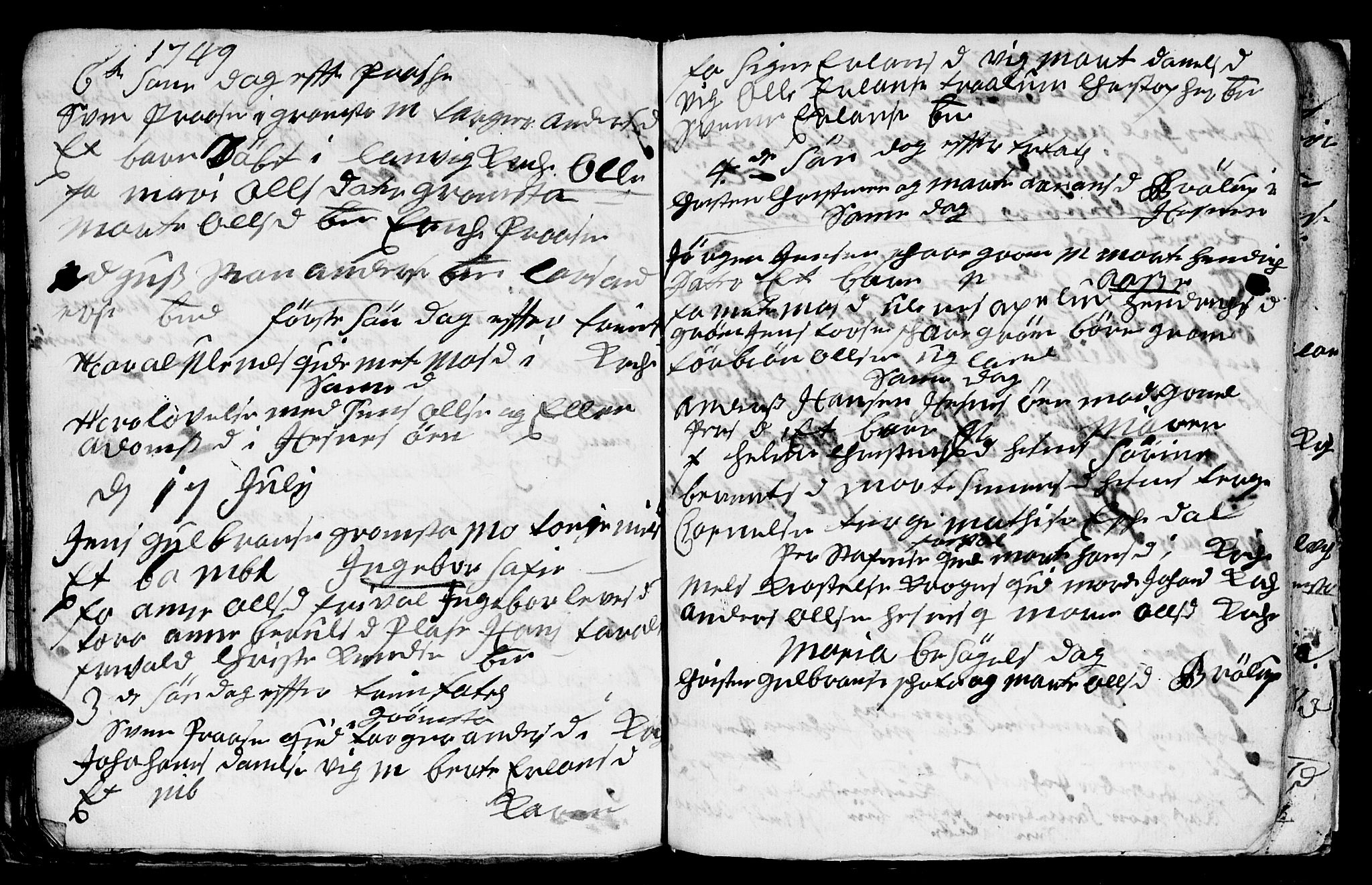 Fjære sokneprestkontor, AV/SAK-1111-0011/F/Fb/L0001: Klokkerbok nr. B 1, 1732-1750, s. 178