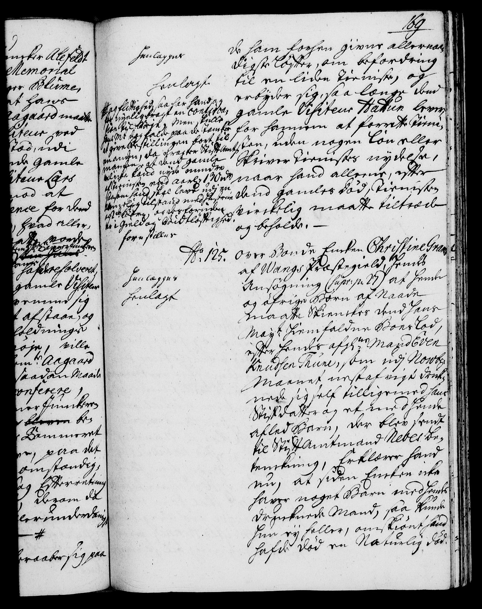 Rentekammeret, Kammerkanselliet, RA/EA-3111/G/Gh/Gha/L0020: Norsk ekstraktmemorialprotokoll (merket RK 53.65), 1738-1739, s. 169