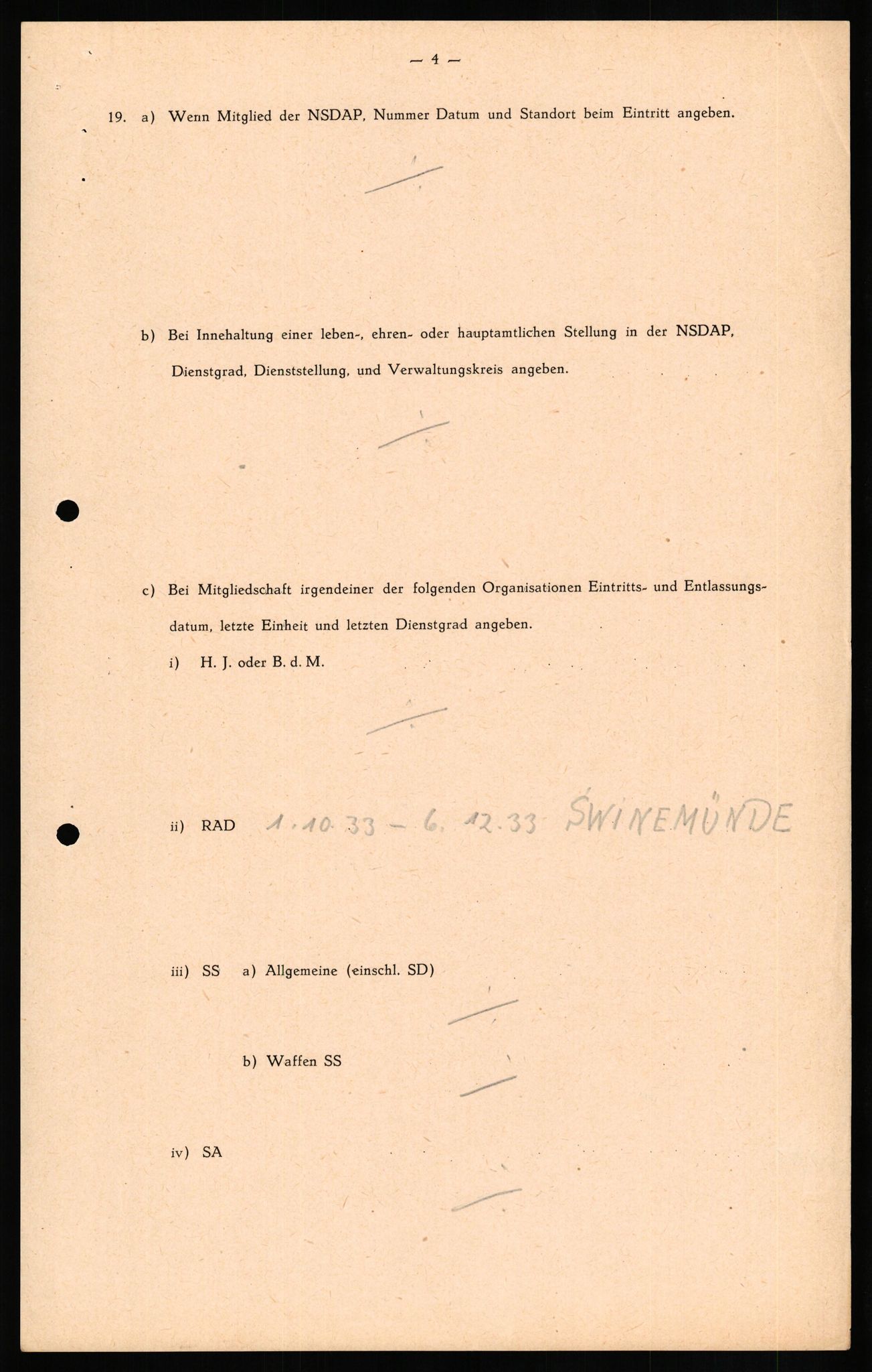 Forsvaret, Forsvarets overkommando II, AV/RA-RAFA-3915/D/Db/L0017: CI Questionaires. Tyske okkupasjonsstyrker i Norge. Tyskere., 1945-1946, s. 493