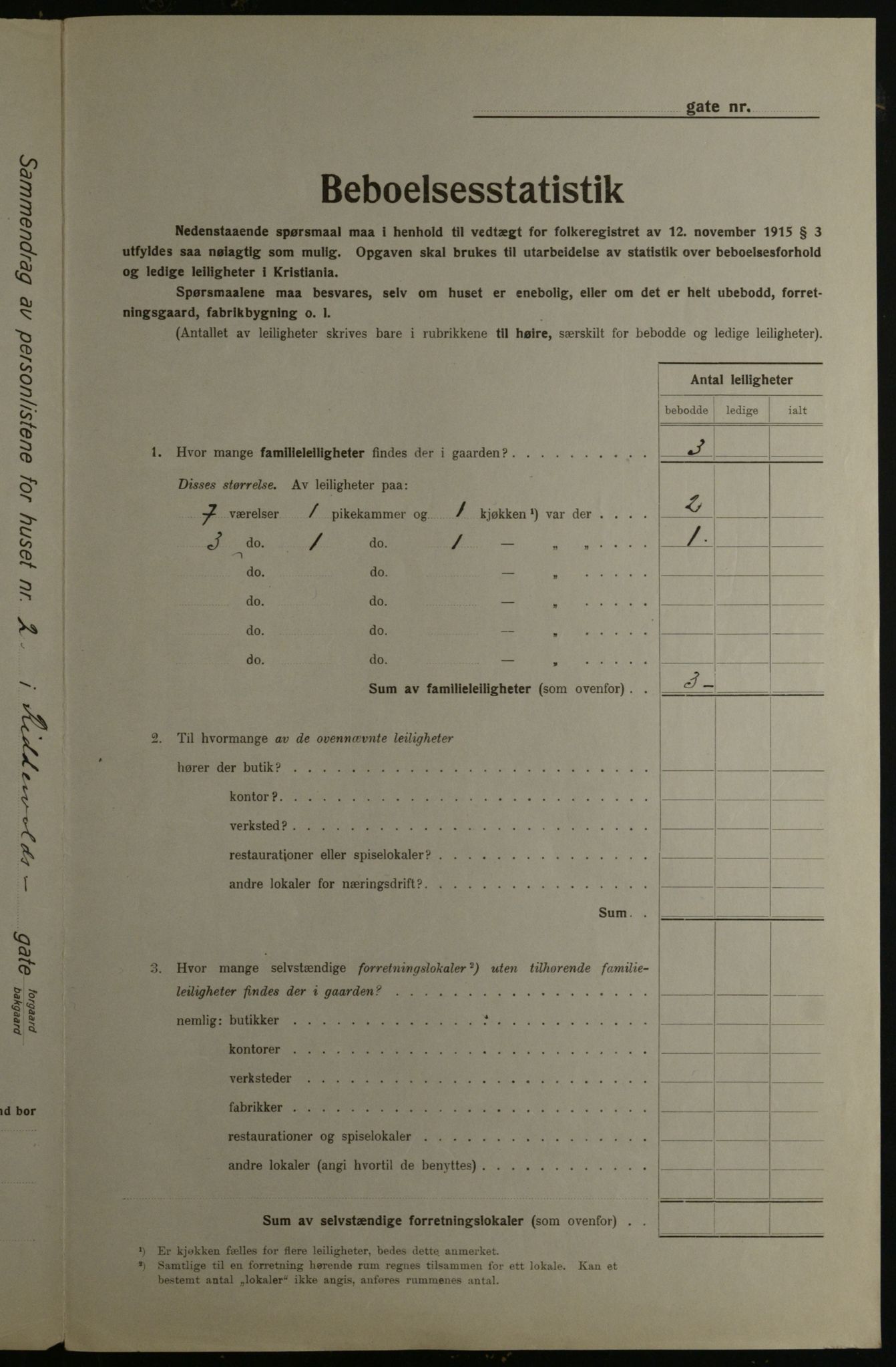 OBA, Kommunal folketelling 1.12.1923 for Kristiania, 1923, s. 91711