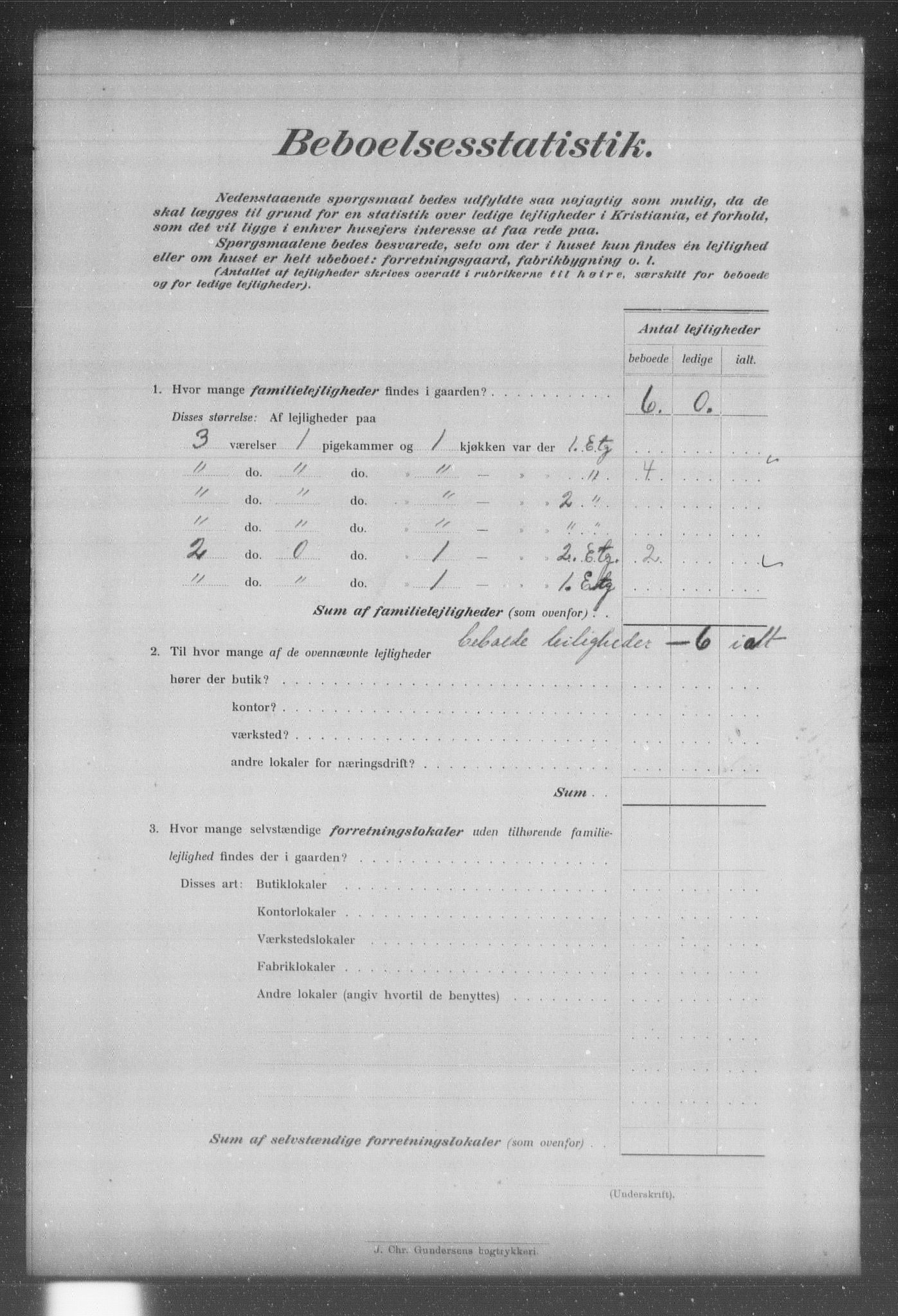 OBA, Kommunal folketelling 31.12.1903 for Kristiania kjøpstad, 1903, s. 13243