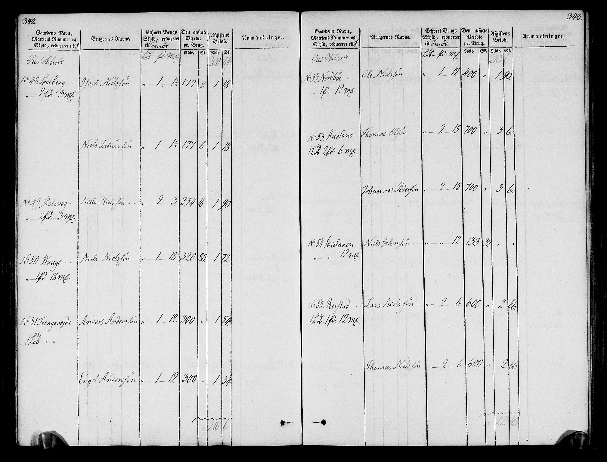 Rentekammeret inntil 1814, Realistisk ordnet avdeling, AV/RA-EA-4070/N/Ne/Nea/L0109: Sunnhordland og Hardanger fogderi. Oppebørselsregister, 1803-1804, s. 175