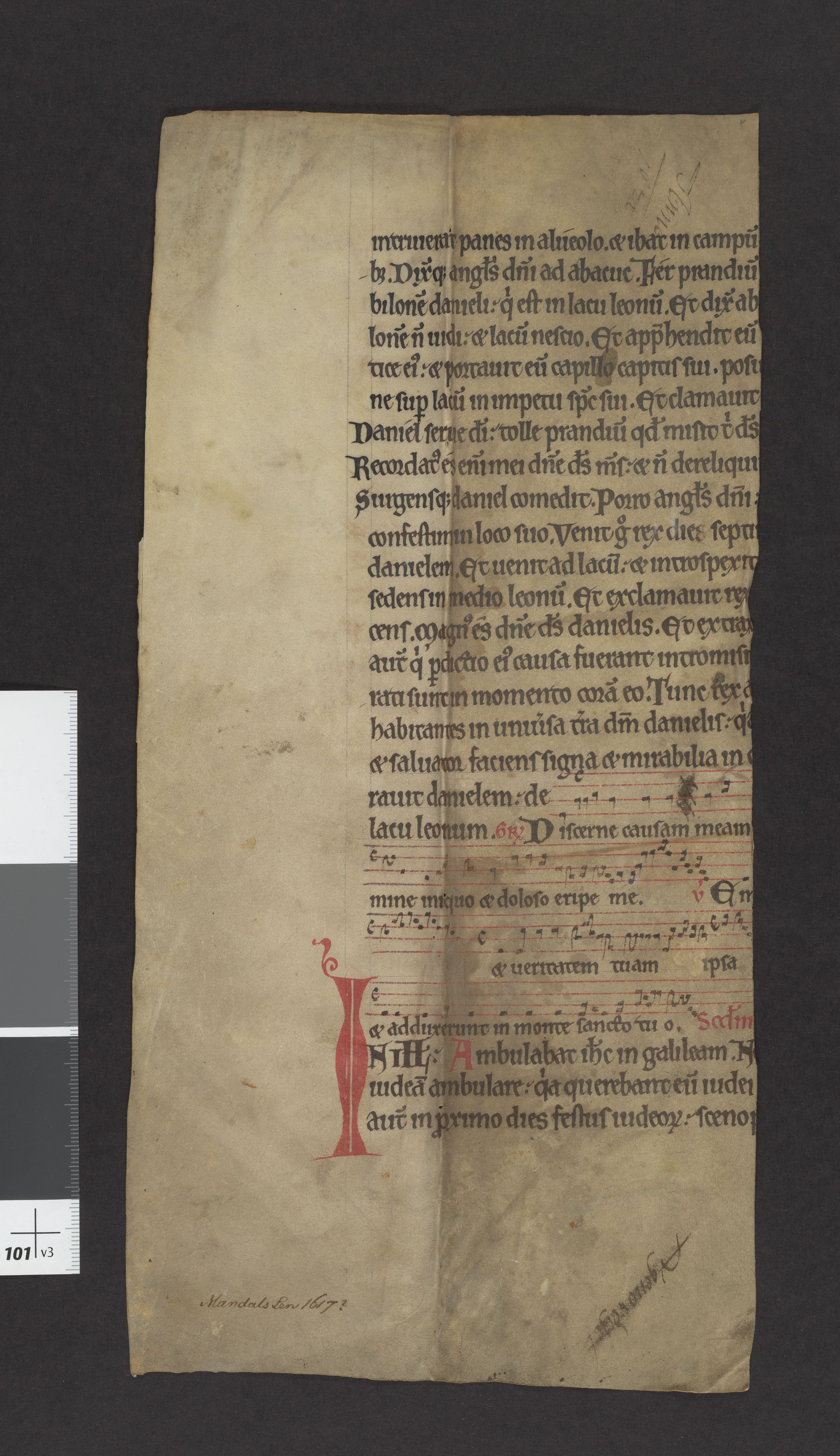 Riksarkivets diplomsamling, AV/RA-EA-5965/F27/F27A/F27Ab/L0001: Latinske fragmenter stort format, 1100-1536, s. 30