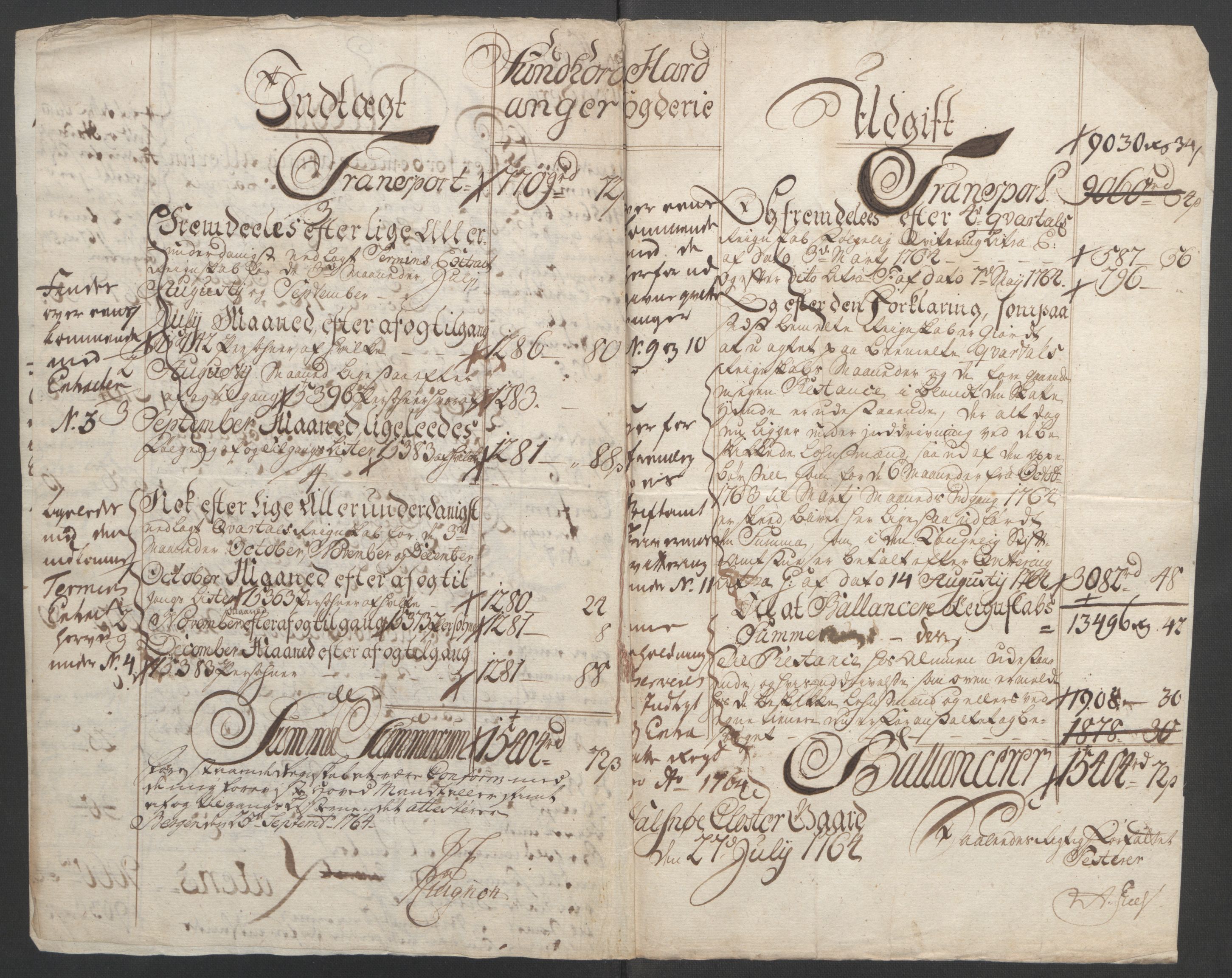 Rentekammeret inntil 1814, Reviderte regnskaper, Fogderegnskap, RA/EA-4092/R48/L3136: Ekstraskatten Sunnhordland og Hardanger, 1762-1772, s. 17