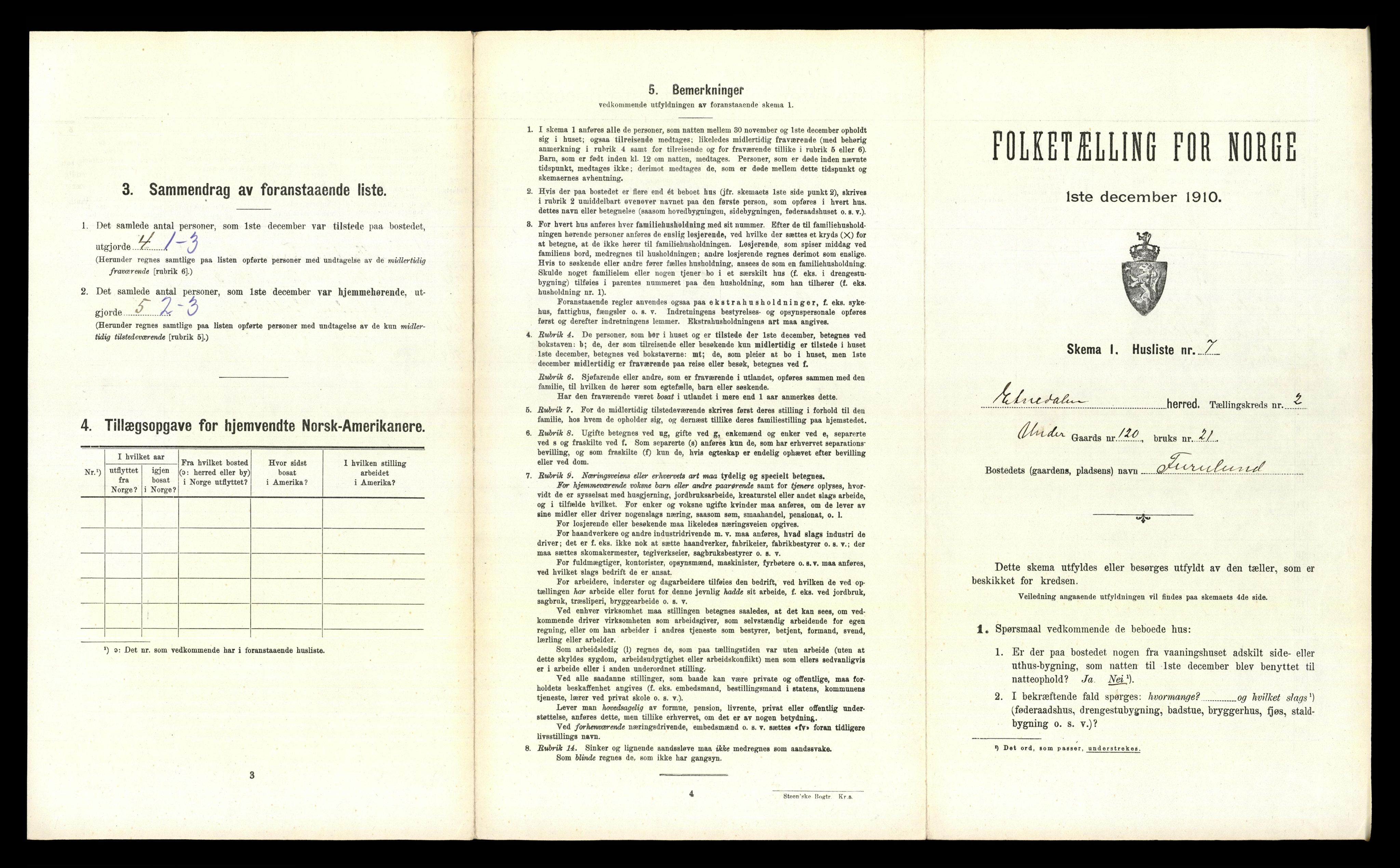 RA, Folketelling 1910 for 0541 Etnedal herred, 1910, s. 123