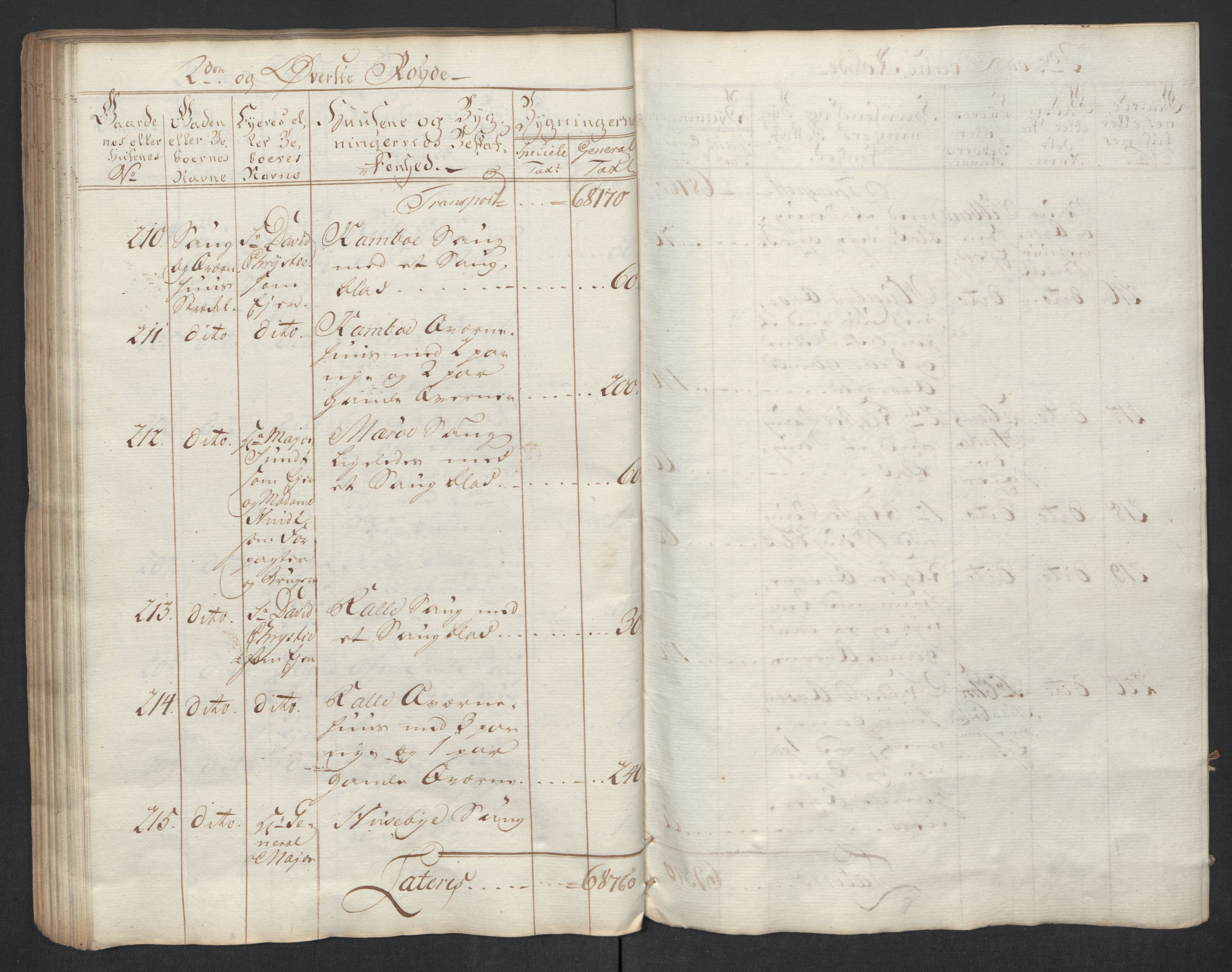 Kommersekollegiet, Brannforsikringskontoret 1767-1814, AV/RA-EA-5458/F/Fa/L0040/0002: Moss / Branntakstprotokoll, 1767, s. 88