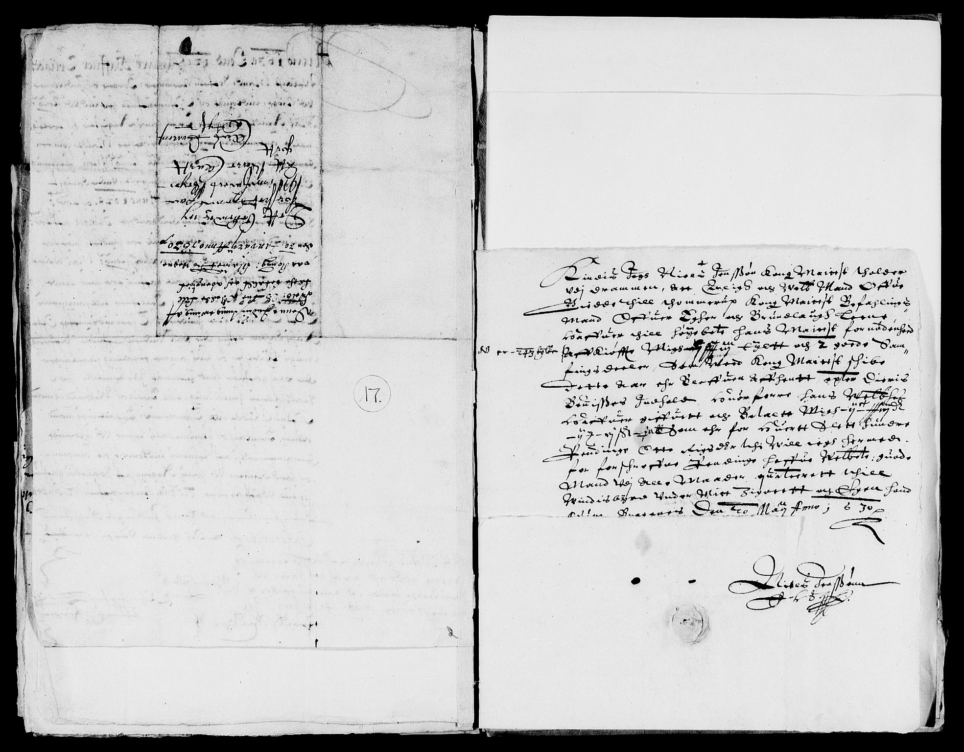 Rentekammeret inntil 1814, Reviderte regnskaper, Lensregnskaper, AV/RA-EA-5023/R/Rb/Rbl/L0003: Brunla len med Eiker len 1626-37, 1628-1631