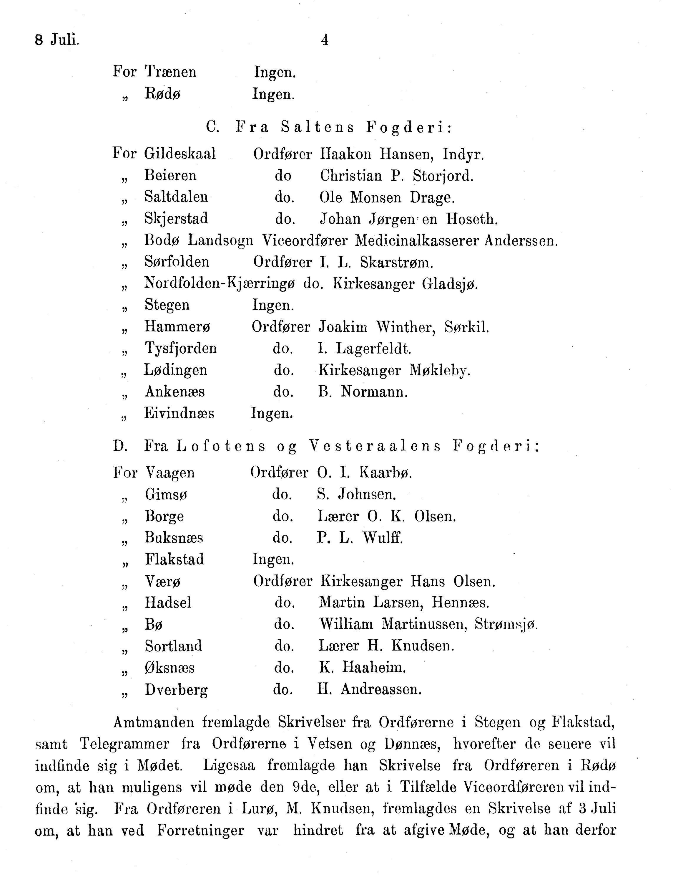 Nordland Fylkeskommune. Fylkestinget, AIN/NFK-17/176/A/Ac/L0015: Fylkestingsforhandlinger 1886-1890, 1886-1890