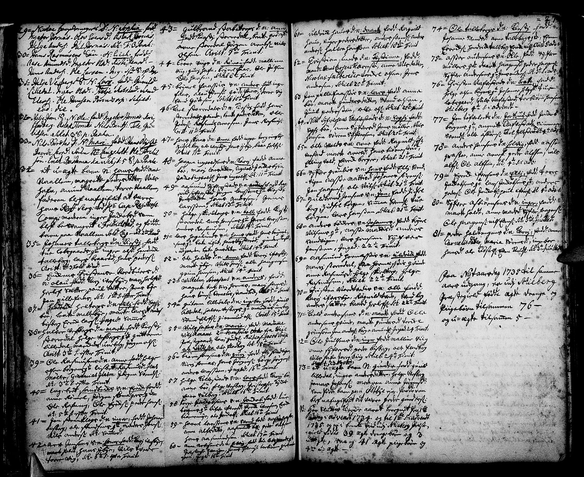 Skjeberg prestekontor Kirkebøker, SAO/A-10923/F/Fa/L0002: Ministerialbok nr. I 2, 1726-1791, s. 27