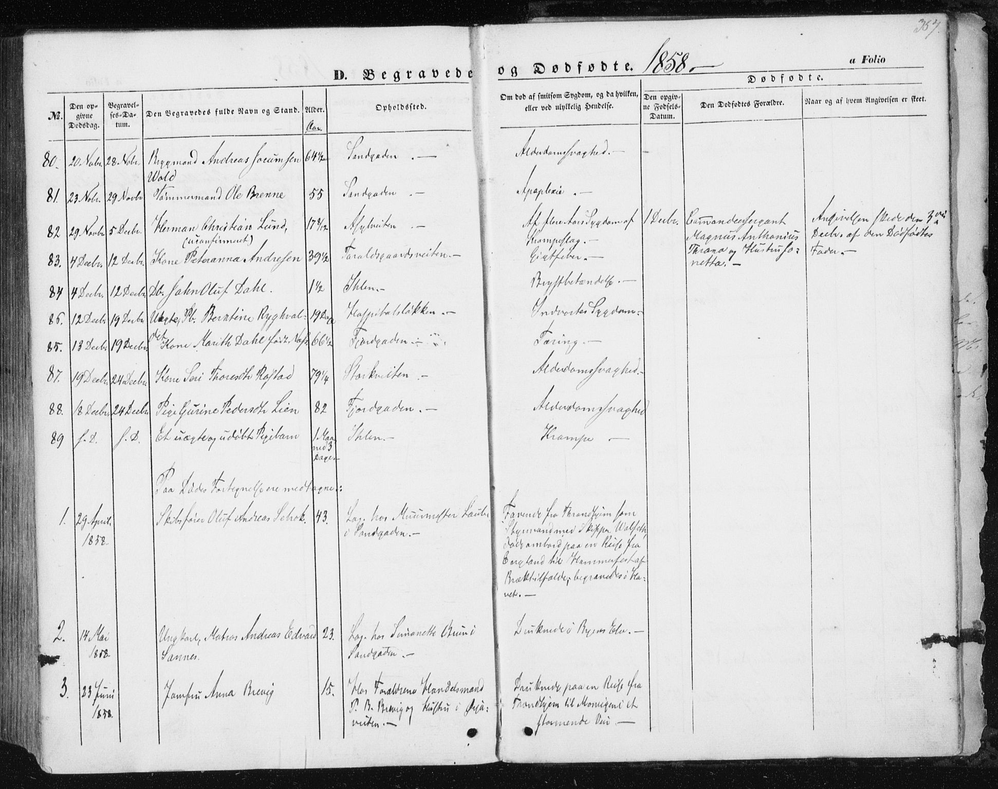 Ministerialprotokoller, klokkerbøker og fødselsregistre - Sør-Trøndelag, SAT/A-1456/602/L0112: Ministerialbok nr. 602A10, 1848-1859, s. 367