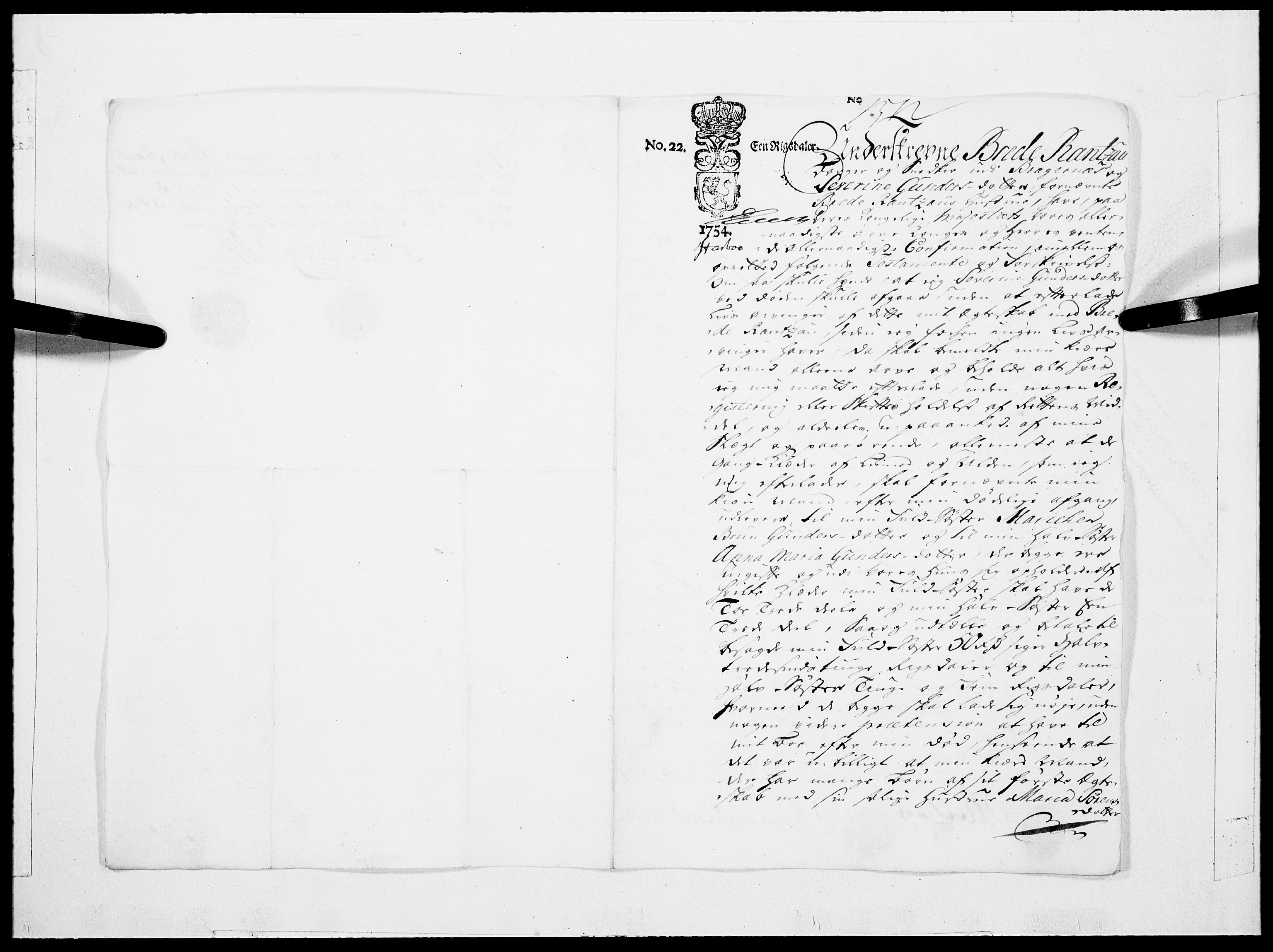 Danske Kanselli 1572-1799, AV/RA-EA-3023/F/Fc/Fcc/Fcca/L0168: Norske innlegg 1572-1799, 1755, s. 25