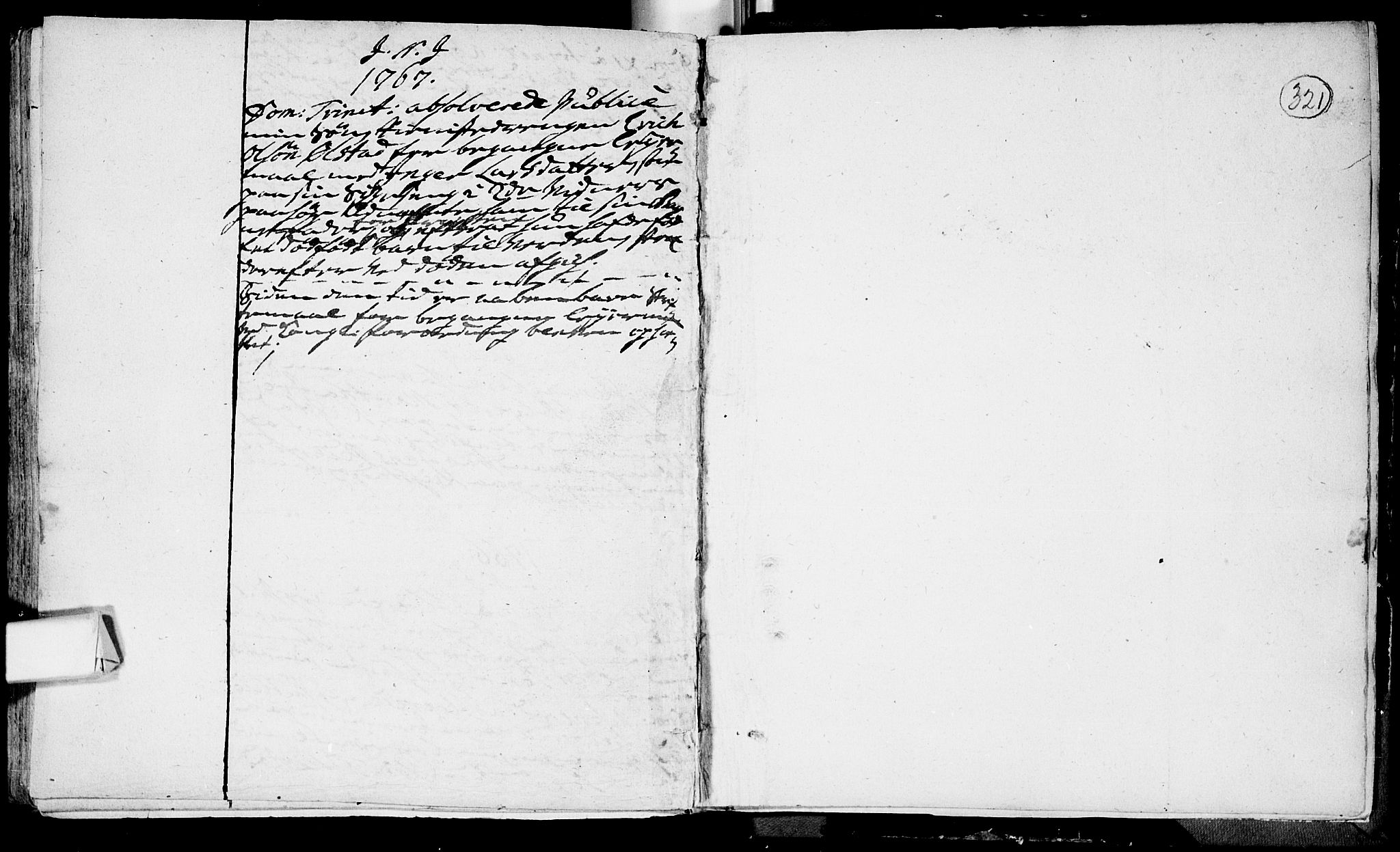 Røyken kirkebøker, SAKO/A-241/F/Fa/L0002: Ministerialbok nr. 2, 1731-1782, s. 321