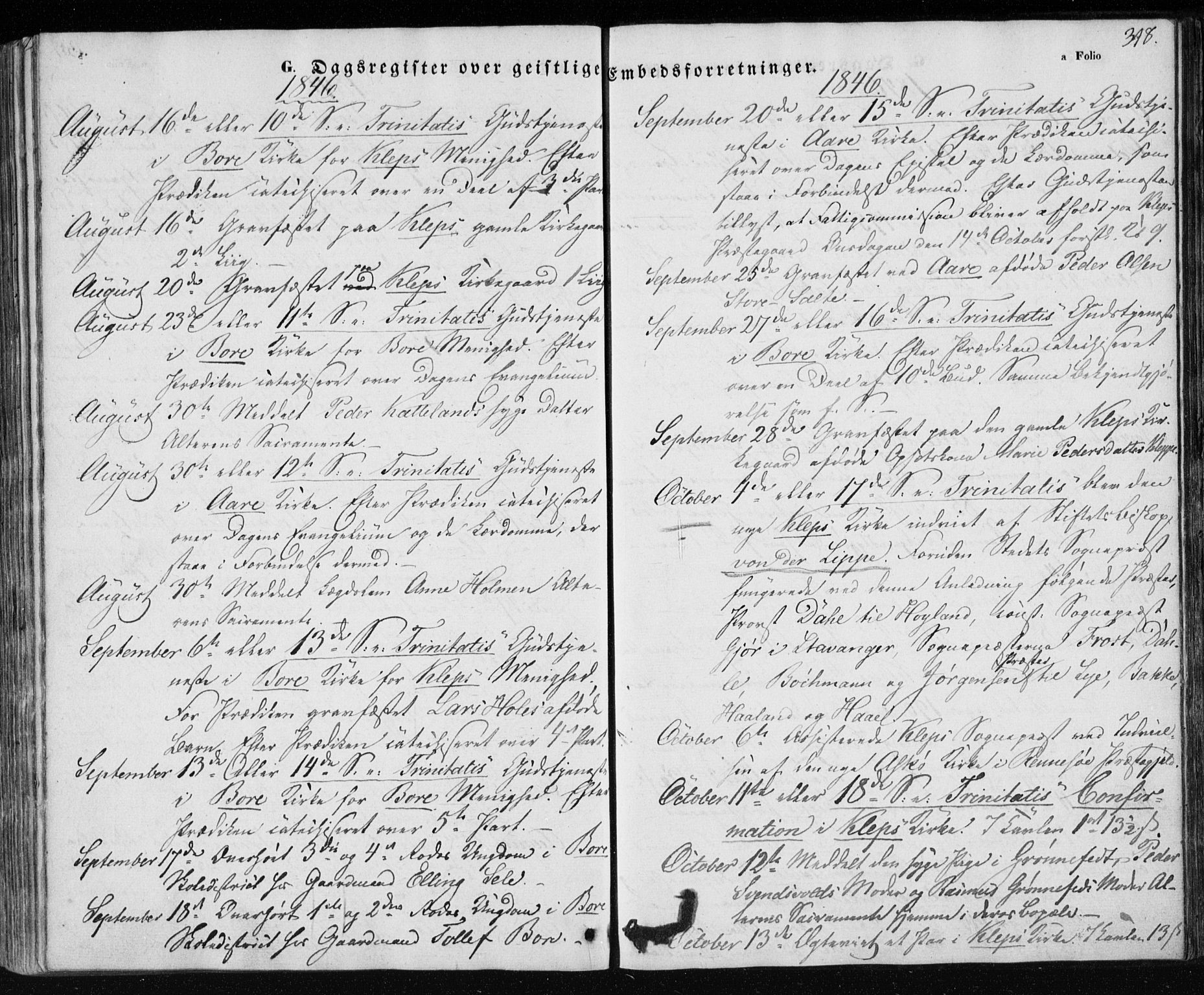 Klepp sokneprestkontor, AV/SAST-A-101803/001/3/30BA/L0004: Ministerialbok nr. A 4, 1842-1852, s. 318