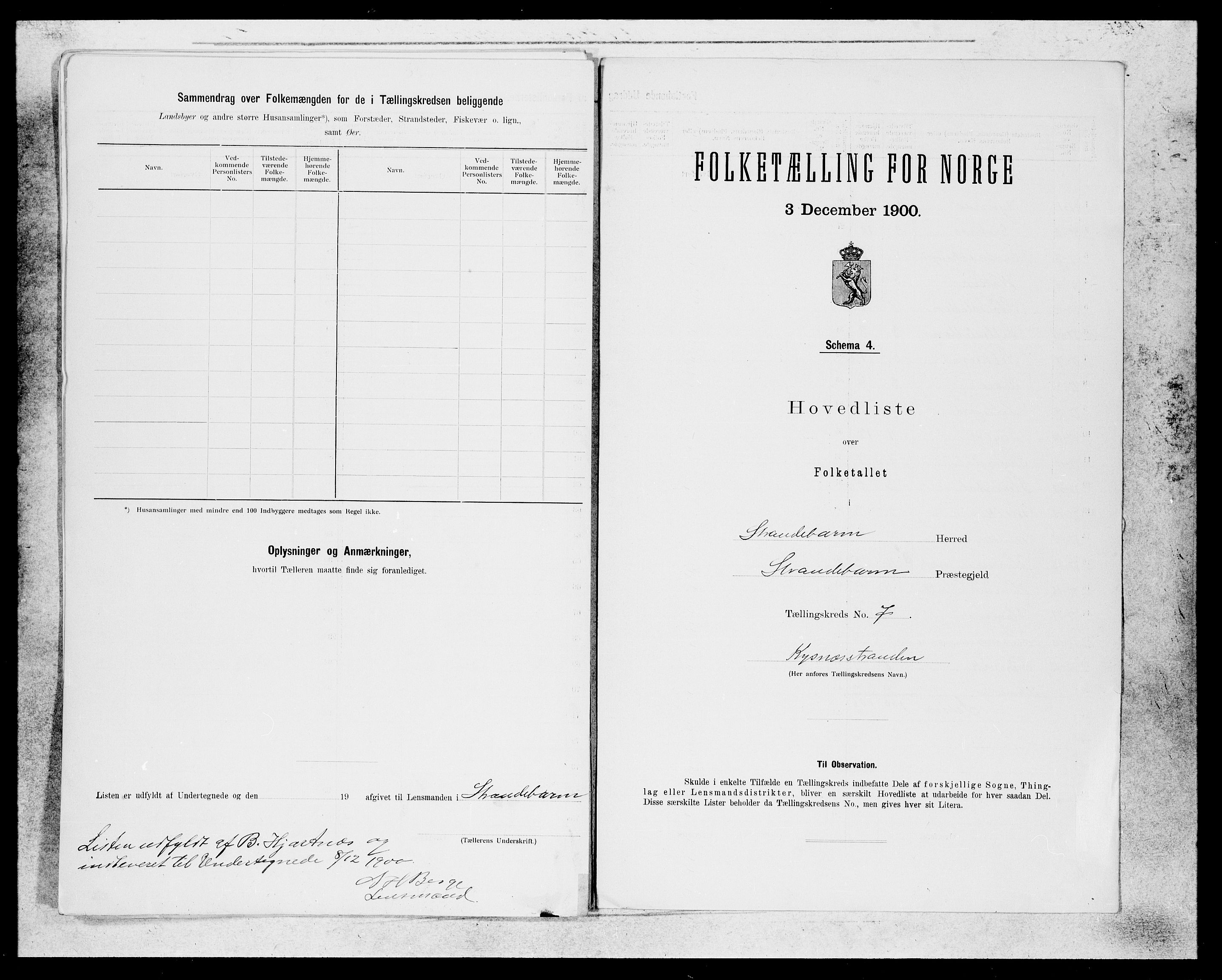 SAB, Folketelling 1900 for 1226 Strandebarm og Varaldsøy herred, 1900, s. 16