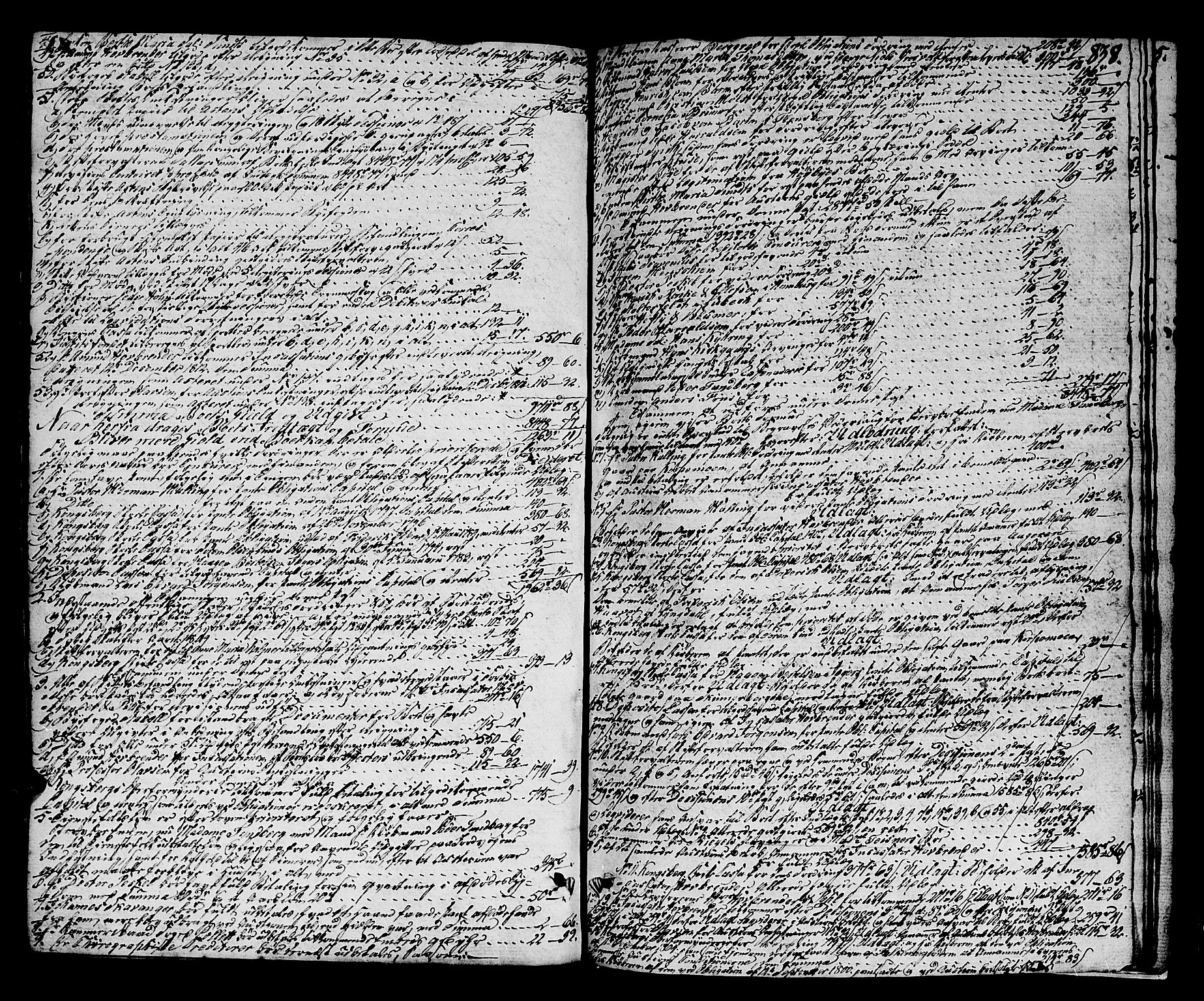 Kongsberg byfogd, SAKO/A-84/H/Hd/L0001A: Skifteutlodningsprotokoll, 1801-1813, s. 837b-838a