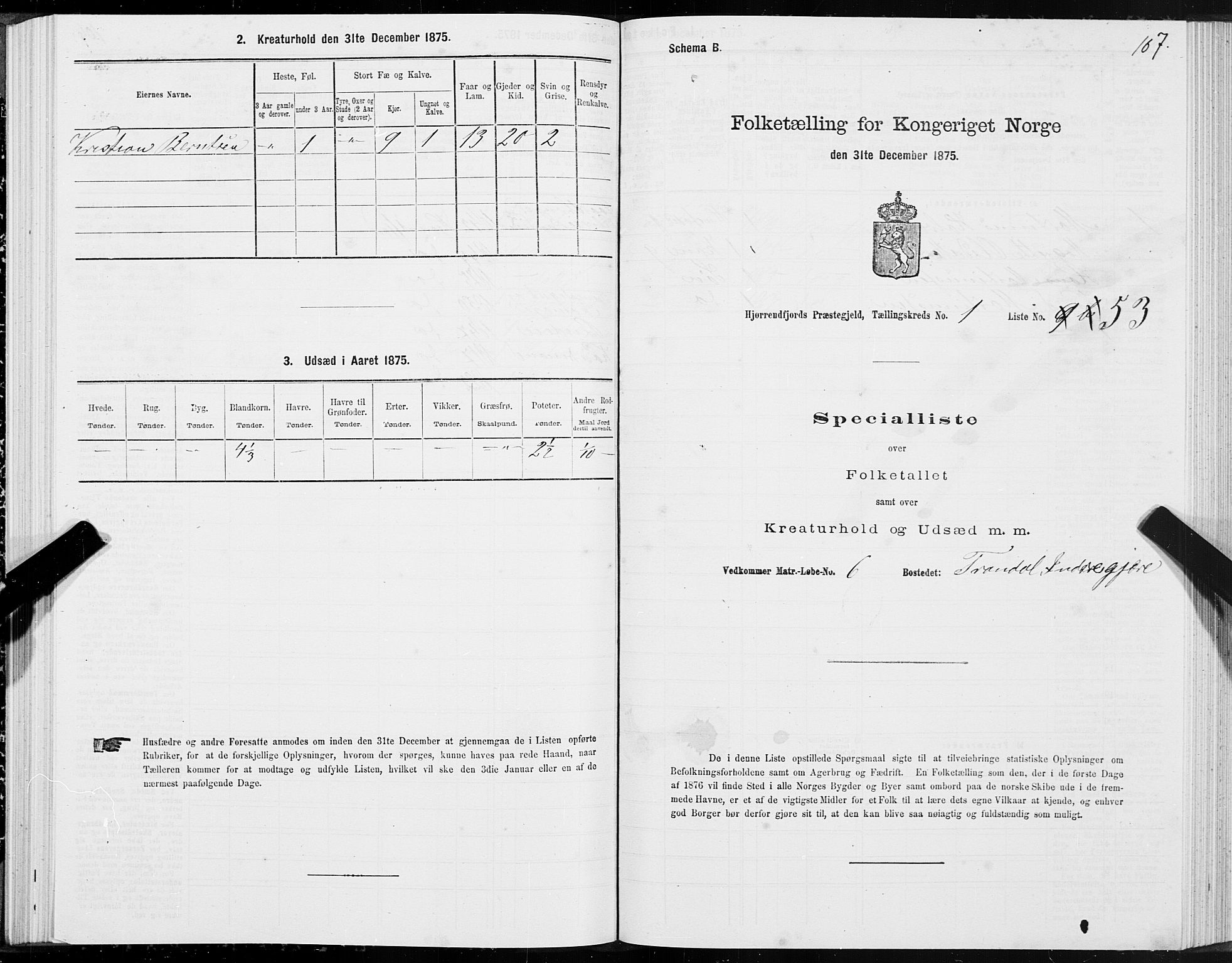 SAT, Folketelling 1875 for 1522P Hjørundfjord prestegjeld, 1875, s. 1107