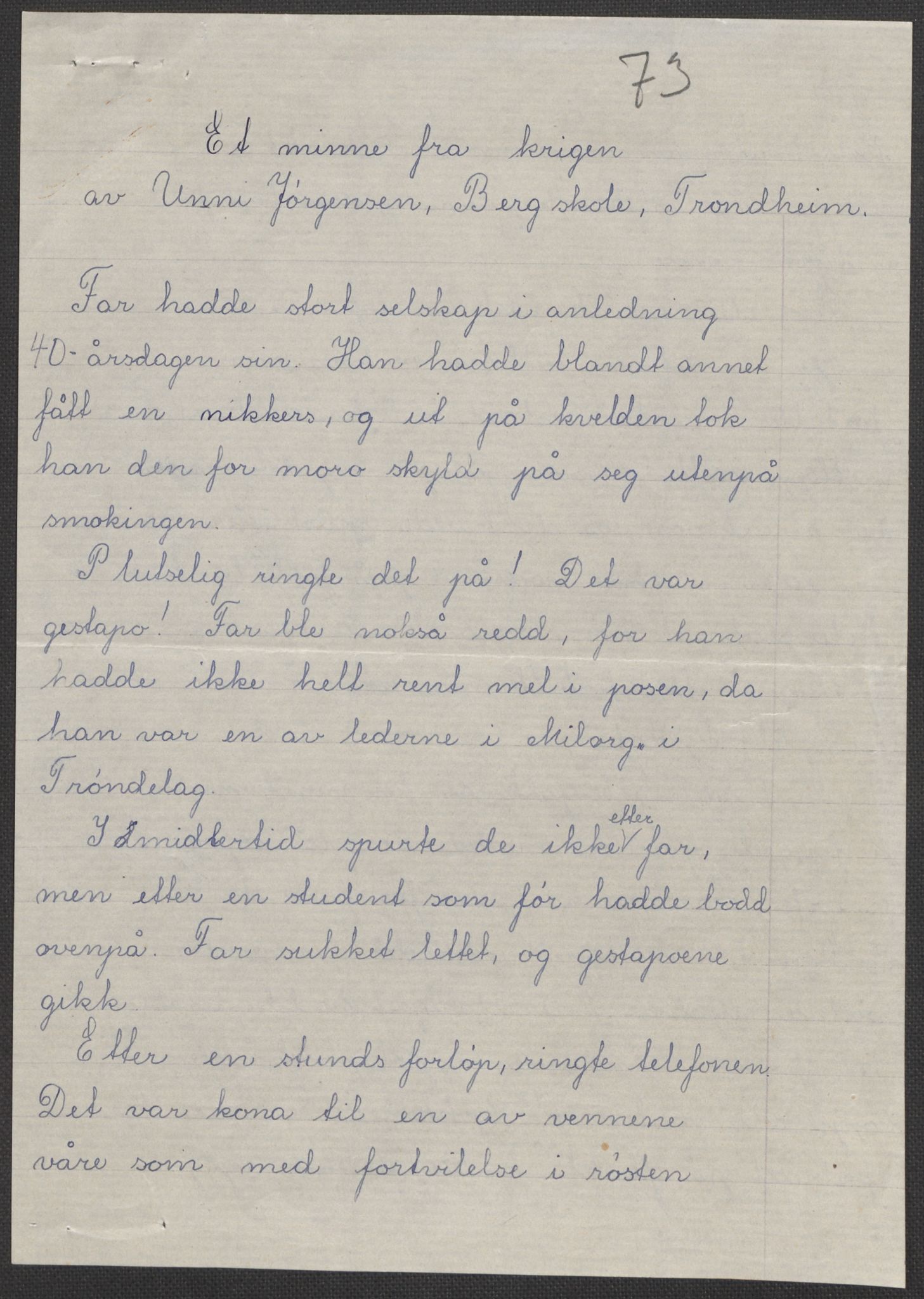 Det norske totalavholdsselskap, RA/PA-0419/E/Eb/L0603: Skolestiler om krigstida (ordnet topografisk etter distrikt og skole), 1946, s. 542