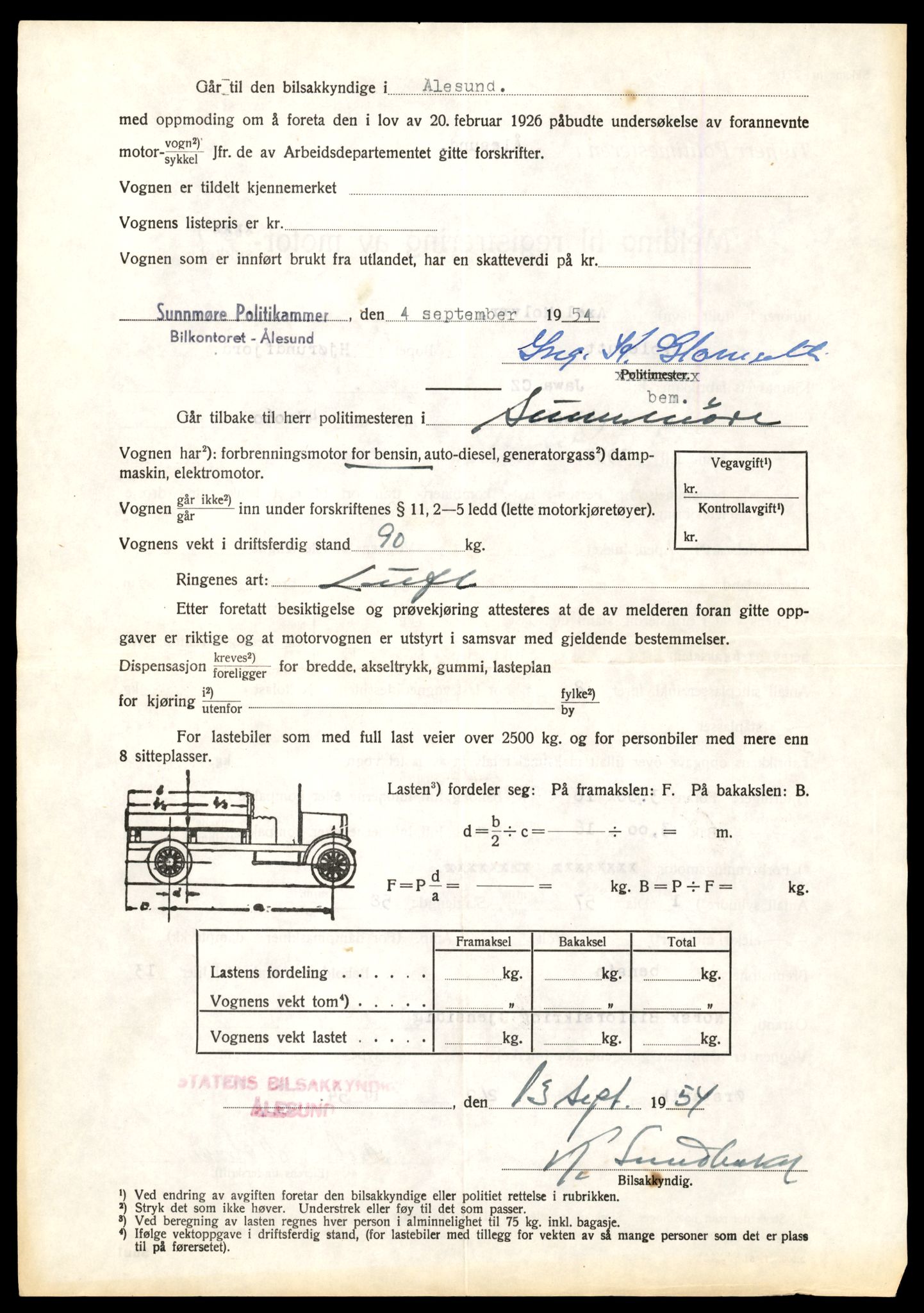 Møre og Romsdal vegkontor - Ålesund trafikkstasjon, AV/SAT-A-4099/F/Fe/L0038: Registreringskort for kjøretøy T 13180 - T 13360, 1927-1998, s. 840