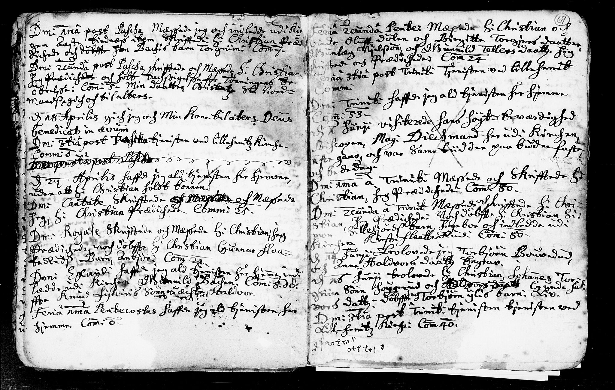 Heddal kirkebøker, SAKO/A-268/F/Fa/L0002: Ministerialbok nr. I 2, 1699-1722, s. 69