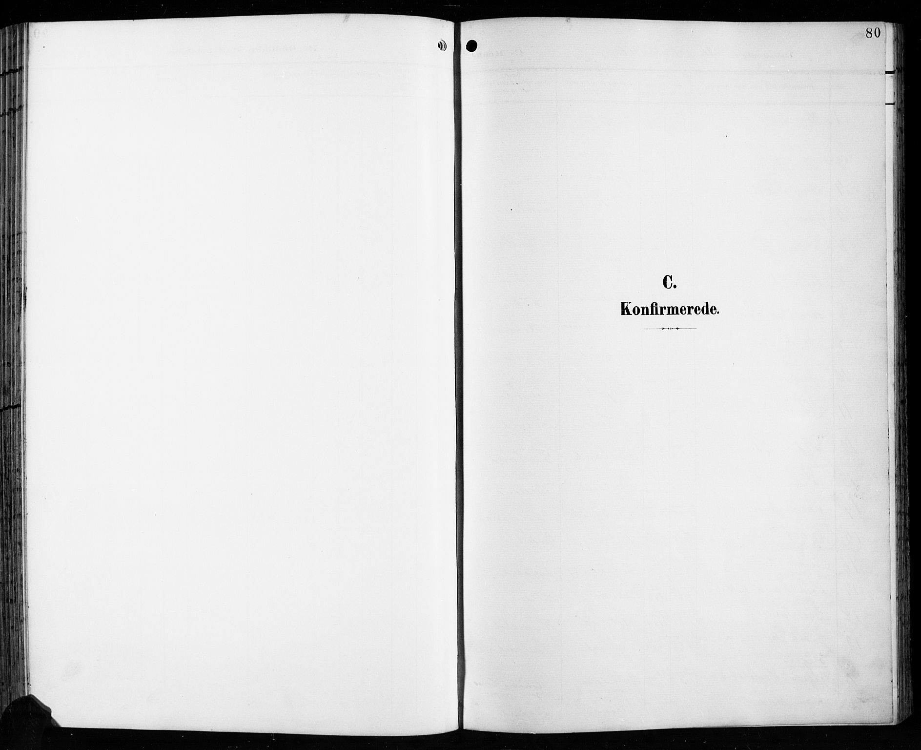 Åseral sokneprestkontor, SAK/1111-0051/F/Fb/L0003: Klokkerbok nr. B 3, 1900-1919, s. 80
