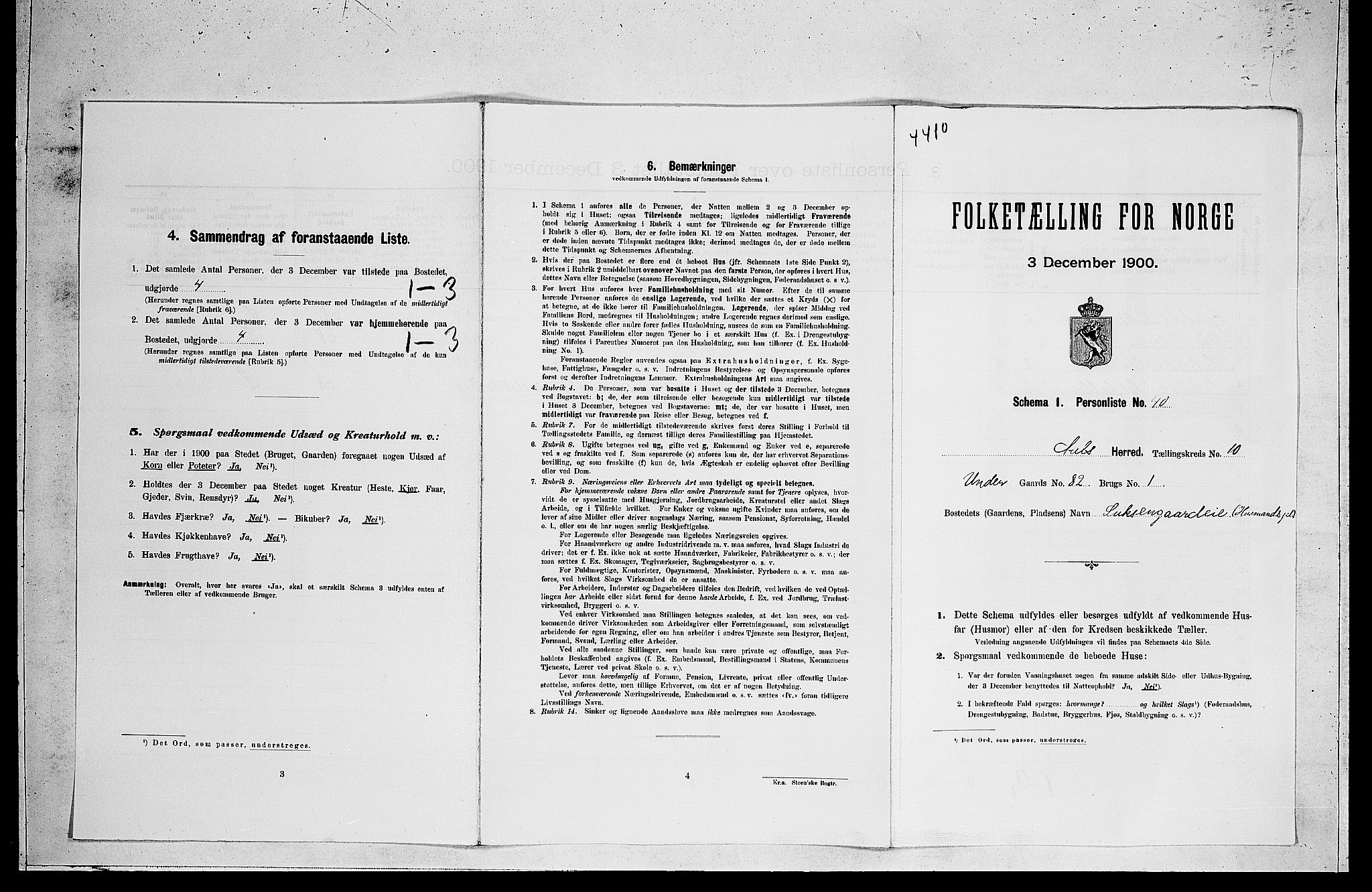 RA, Folketelling 1900 for 0619 Ål herred, 1900, s. 877