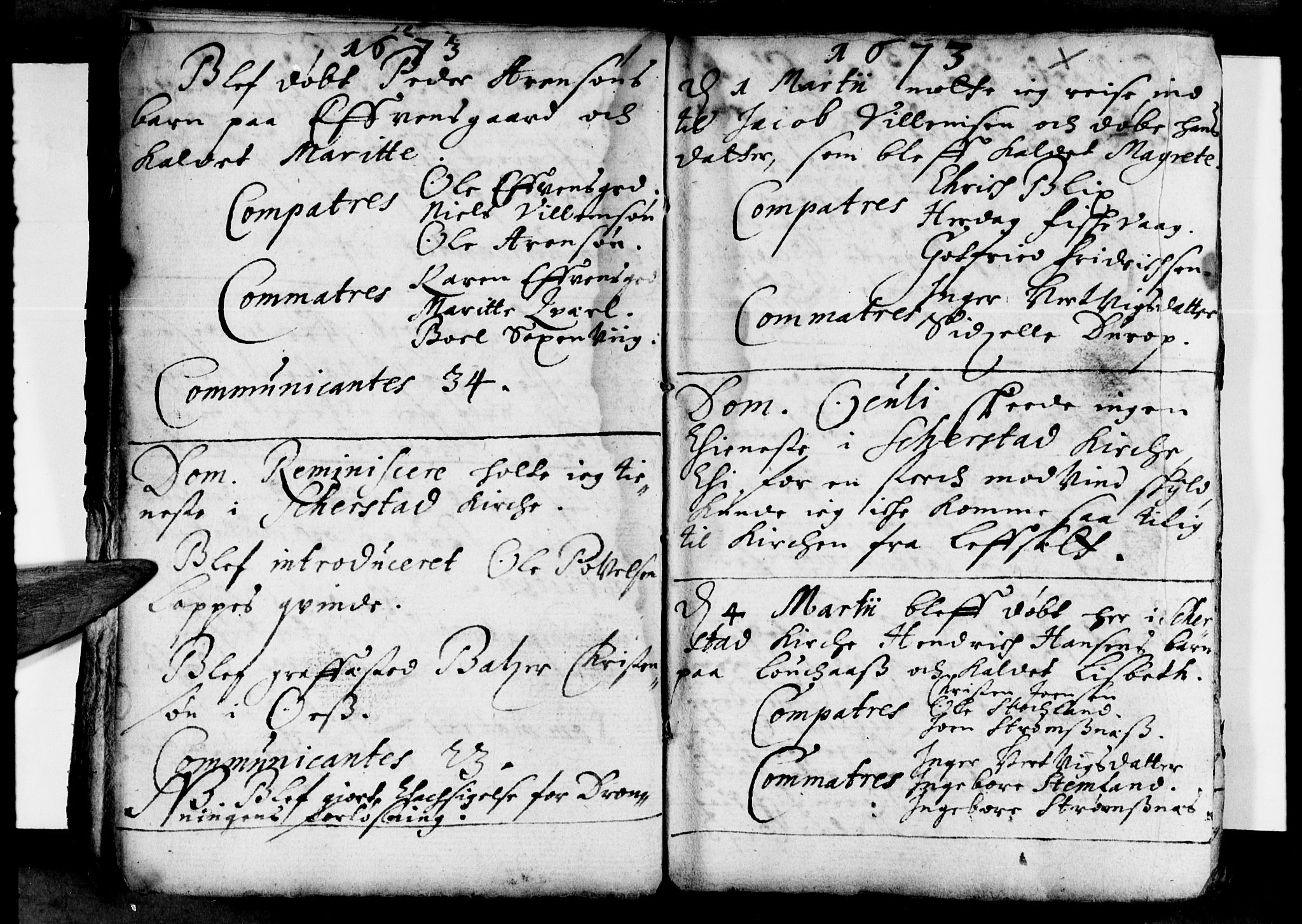 Ministerialprotokoller, klokkerbøker og fødselsregistre - Nordland, AV/SAT-A-1459/852/L0731: Ministerialbok nr. 852A01, 1672-1678