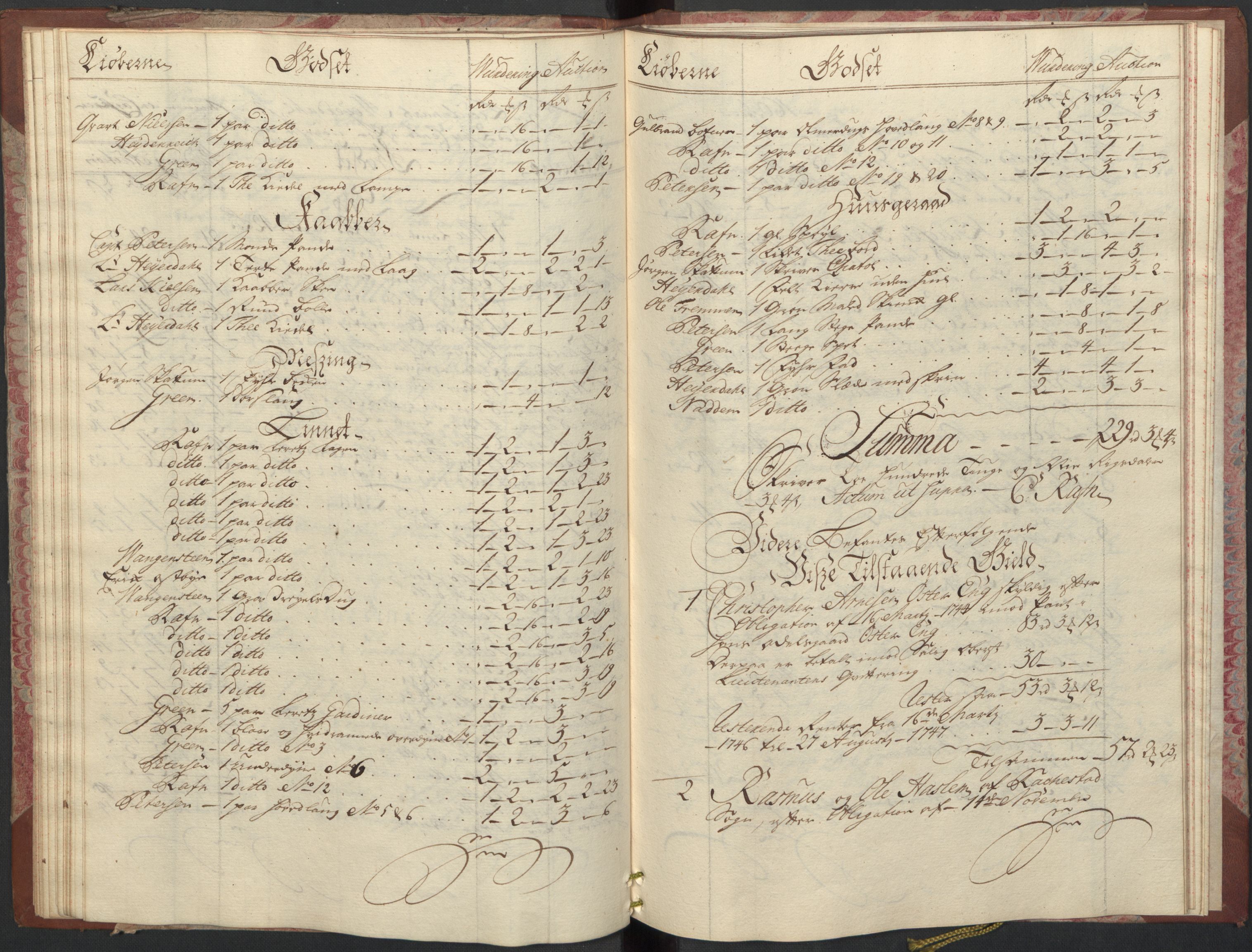 Forsvaret, Generalauditøren, AV/RA-RAFA-1772/F/Fj/Fja/L0020: --, 1746-1820, s. 22