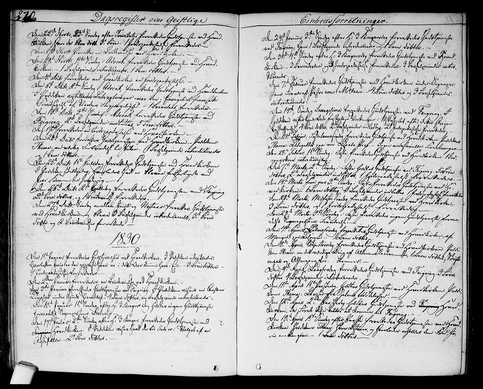 Hurdal prestekontor Kirkebøker, AV/SAO-A-10889/F/Fa/L0004: Ministerialbok nr. I 4, 1828-1845, s. 270
