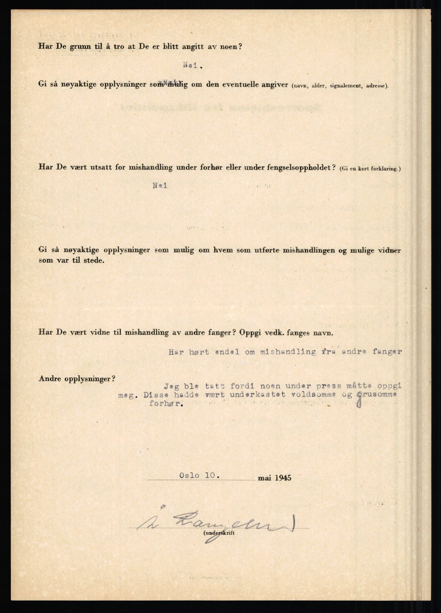 Rikspolitisjefen, AV/RA-S-1560/L/L0010: Kristianslund, Charles Ragnvald - Losvik, Einar, 1940-1945, s. 357