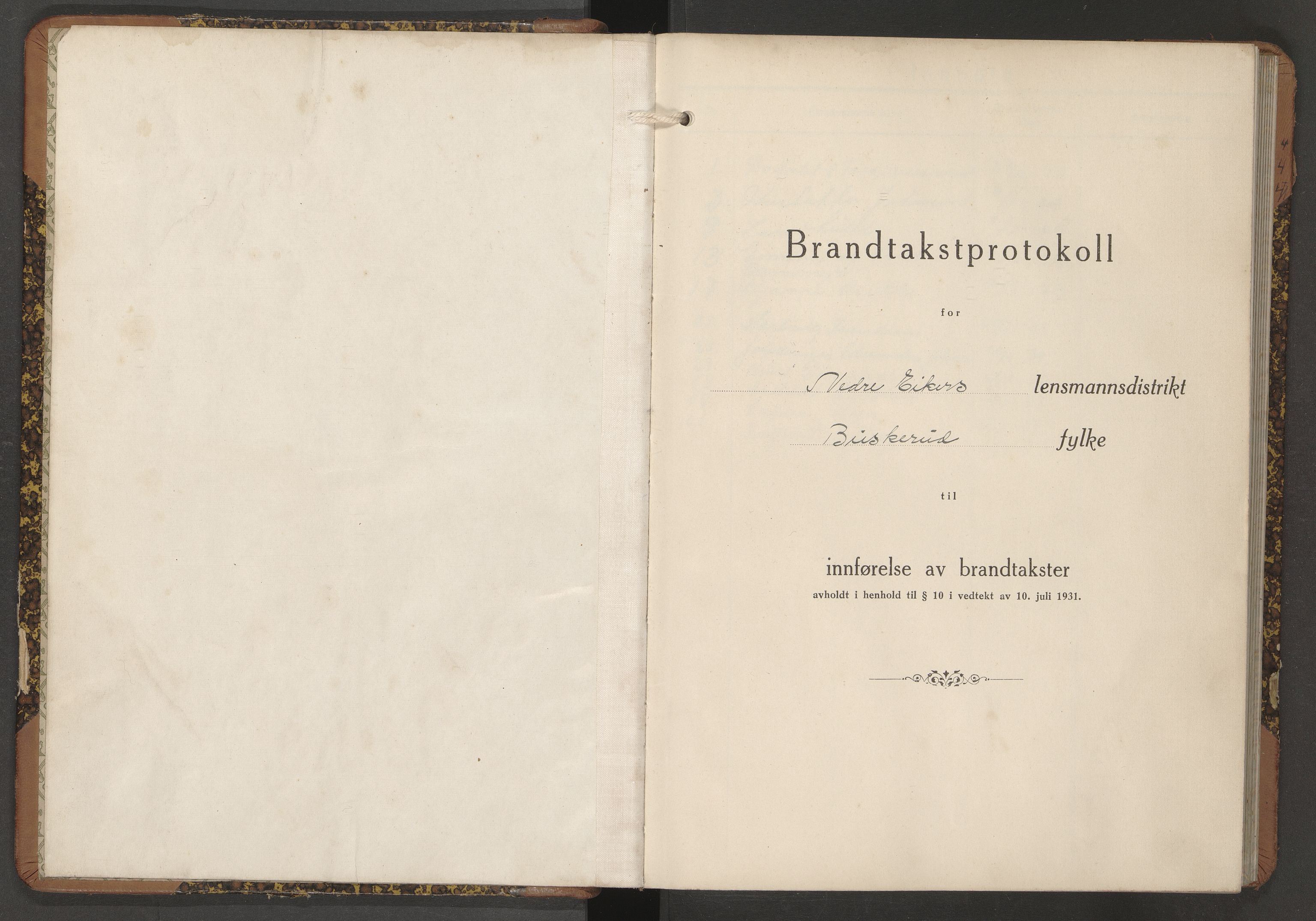 Nedre Eiker lensmannskontor, AV/SAKO-A-530/Y/Yd/Ydb/L0003: Skjematakstprotokoll, 1938-1947