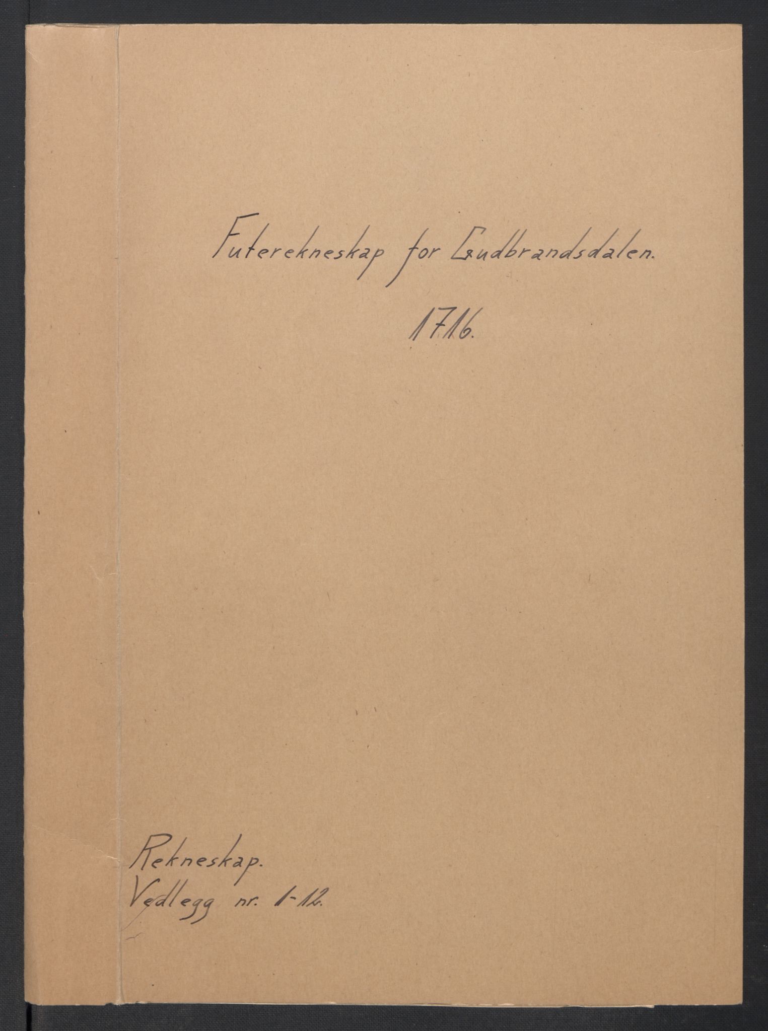 Rentekammeret inntil 1814, Reviderte regnskaper, Fogderegnskap, AV/RA-EA-4092/R17/L1186: Fogderegnskap Gudbrandsdal, 1716, s. 2