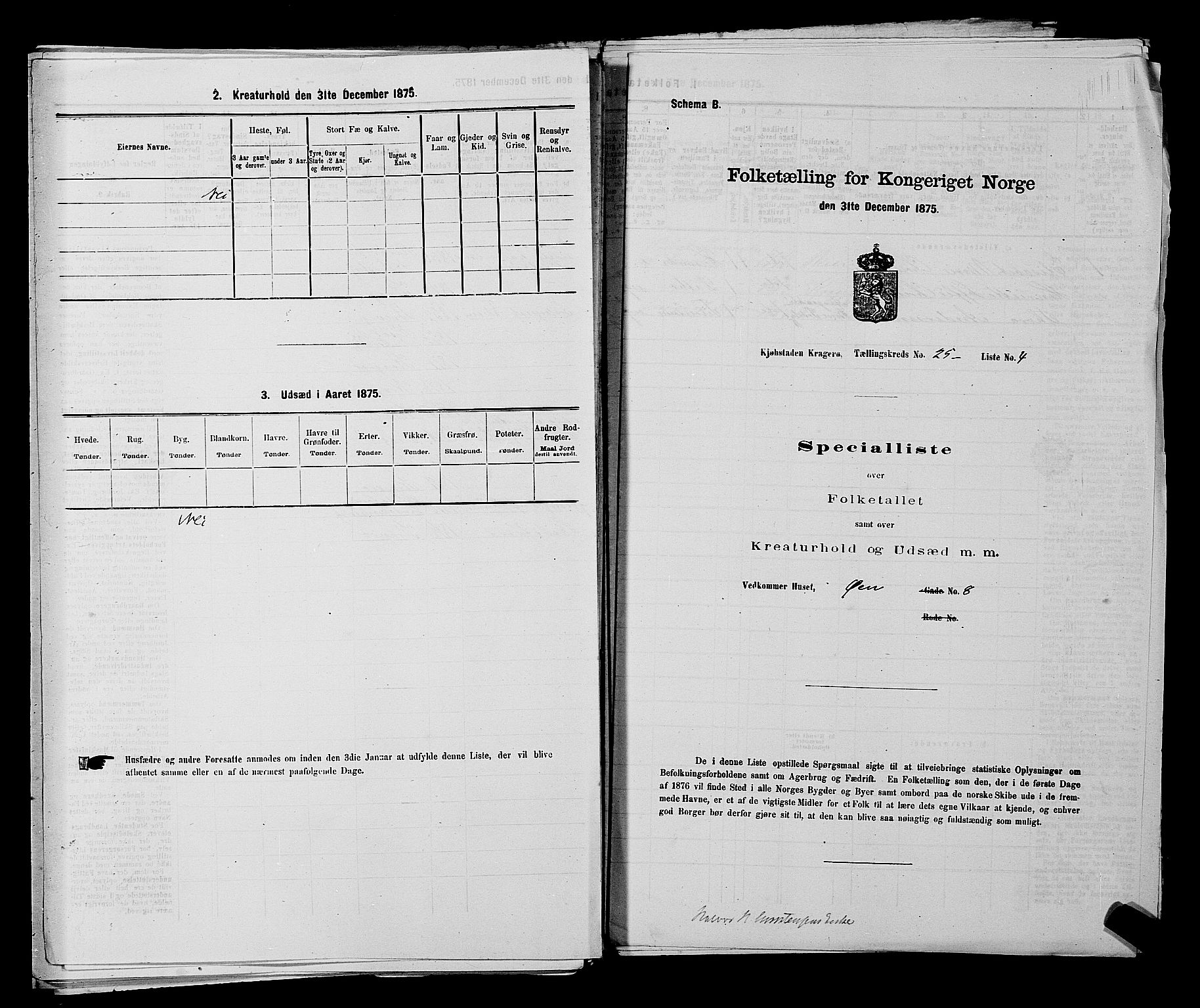 SAKO, Folketelling 1875 for 0801P Kragerø prestegjeld, 1875, s. 542