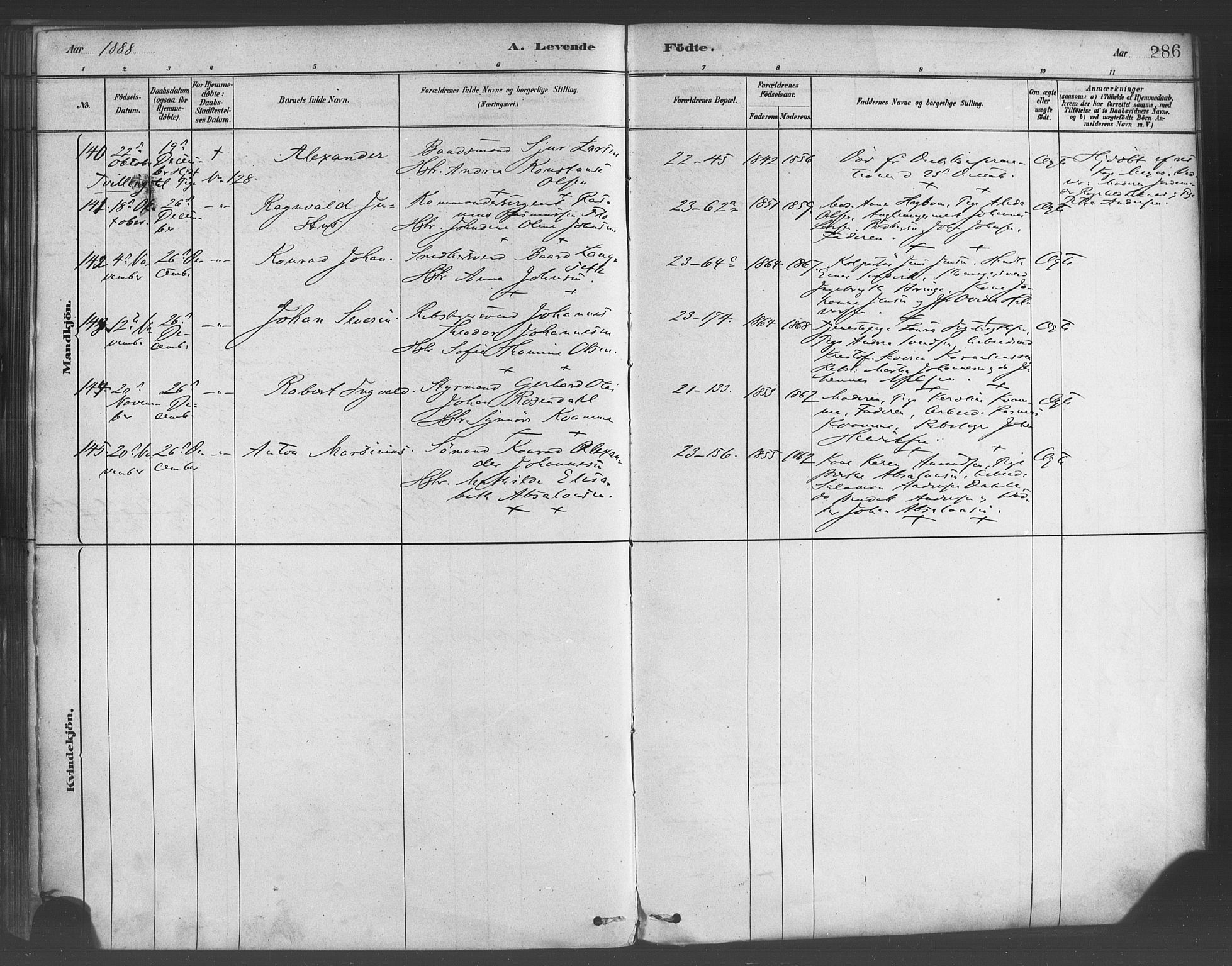 Korskirken sokneprestembete, SAB/A-76101/H/Haa/L0021: Ministerialbok nr. B 7, 1878-1889, s. 286