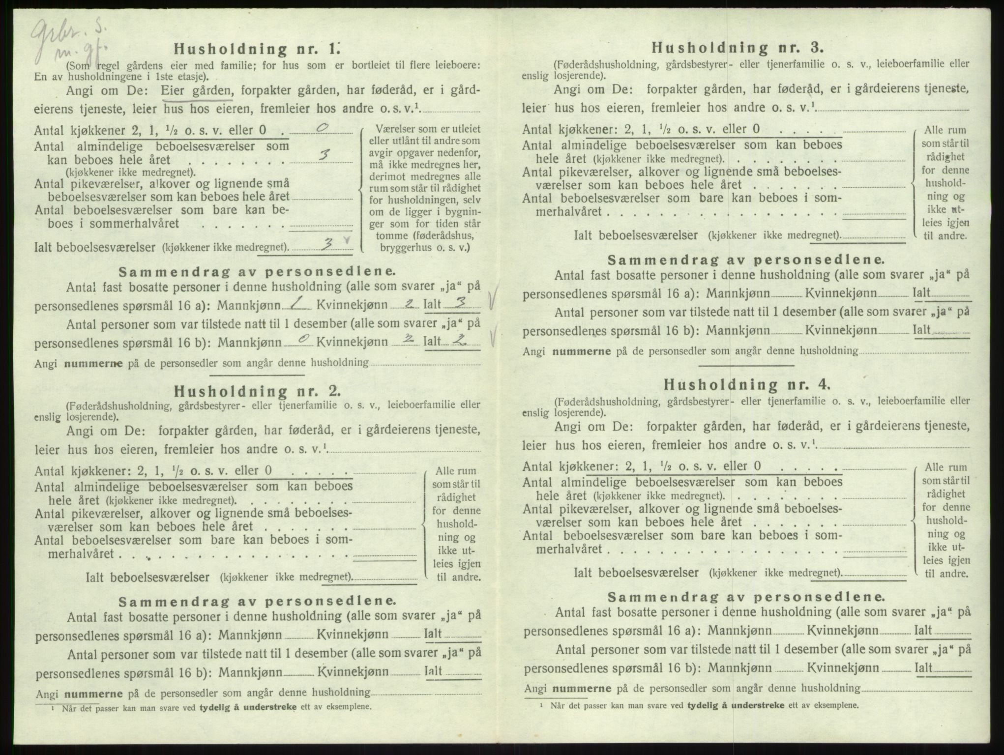 SAB, Folketelling 1920 for 1415 Lavik herred, 1920, s. 103