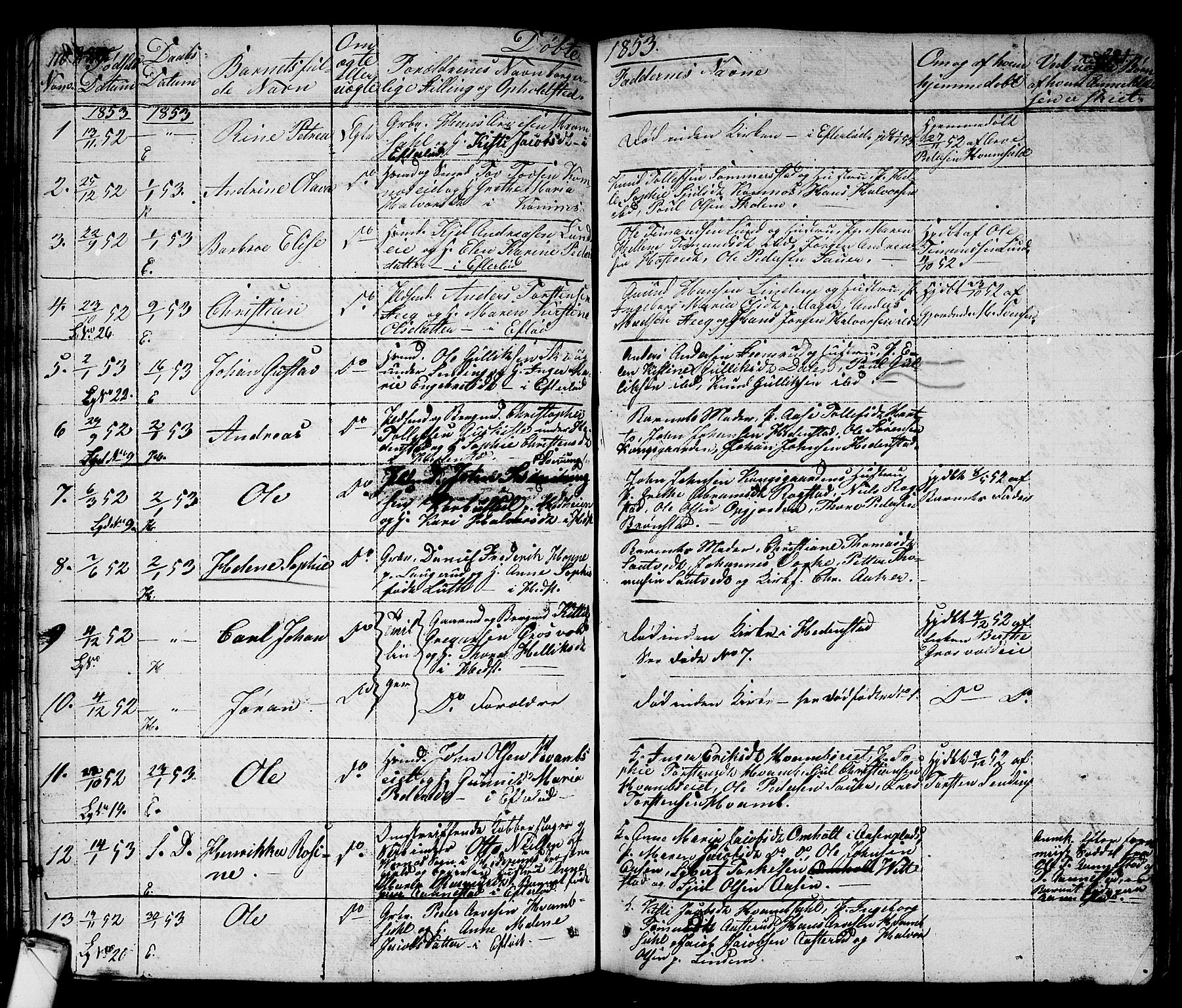 Sandsvær kirkebøker, AV/SAKO-A-244/G/Ga/L0004: Klokkerbok nr. I 4, 1840-1856, s. 110